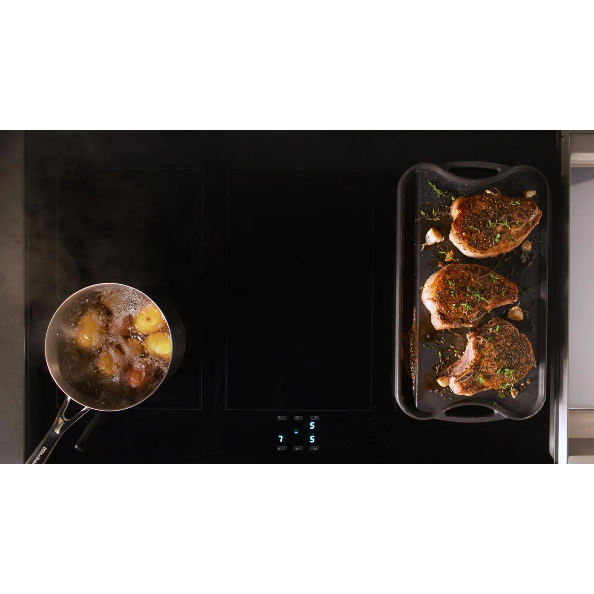 KitchenAid 36-Inch 6-Element Induction Freestanding Commercial-Style Range with Air Fry -Stainless Steel (KFIS936SSS) - Image 3