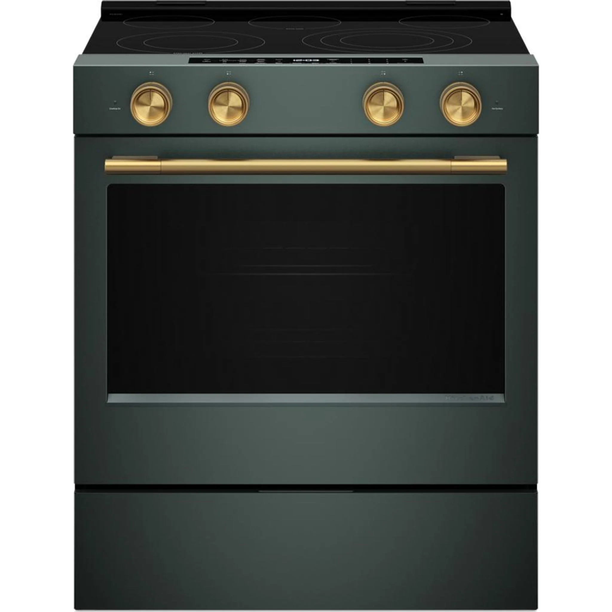 KitchenAid Brass Handle and Knob Hardware Accessory Kit for 30" Slide-In Convection Range - Brass (W11773972) - Image 6