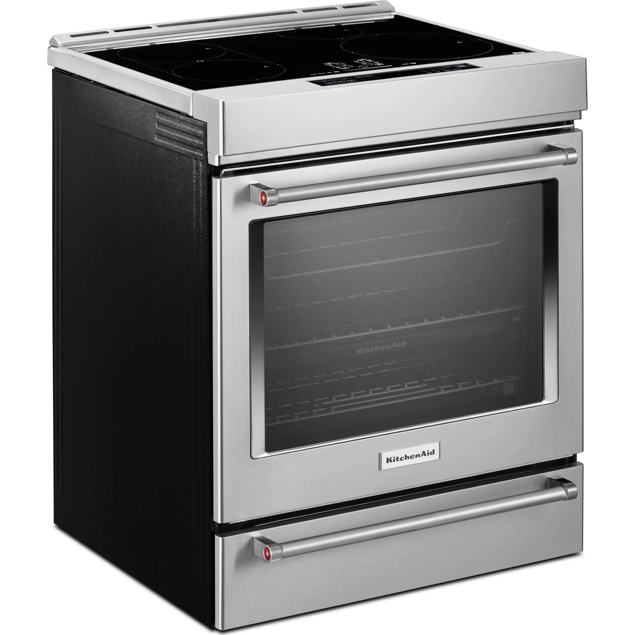 KitchenAid 30-Inch 4-Element Induction Slide-In Convection Range with Air Fry -Stainless Steel (KSIS730PSS) - Image 2