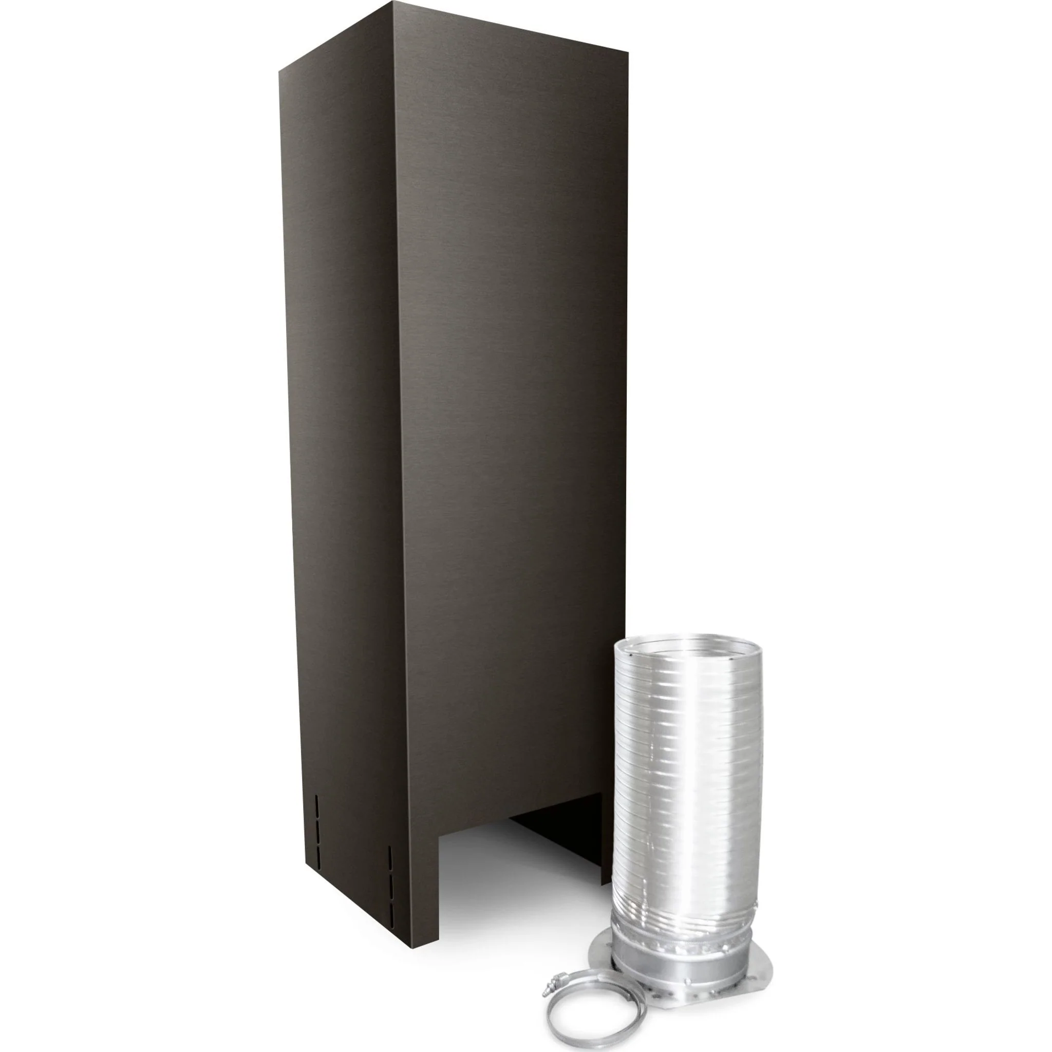 KitchenAid Chimney Extension Kit Stainless for Island Mount -Black Stainless (EXTKIT16ES)
