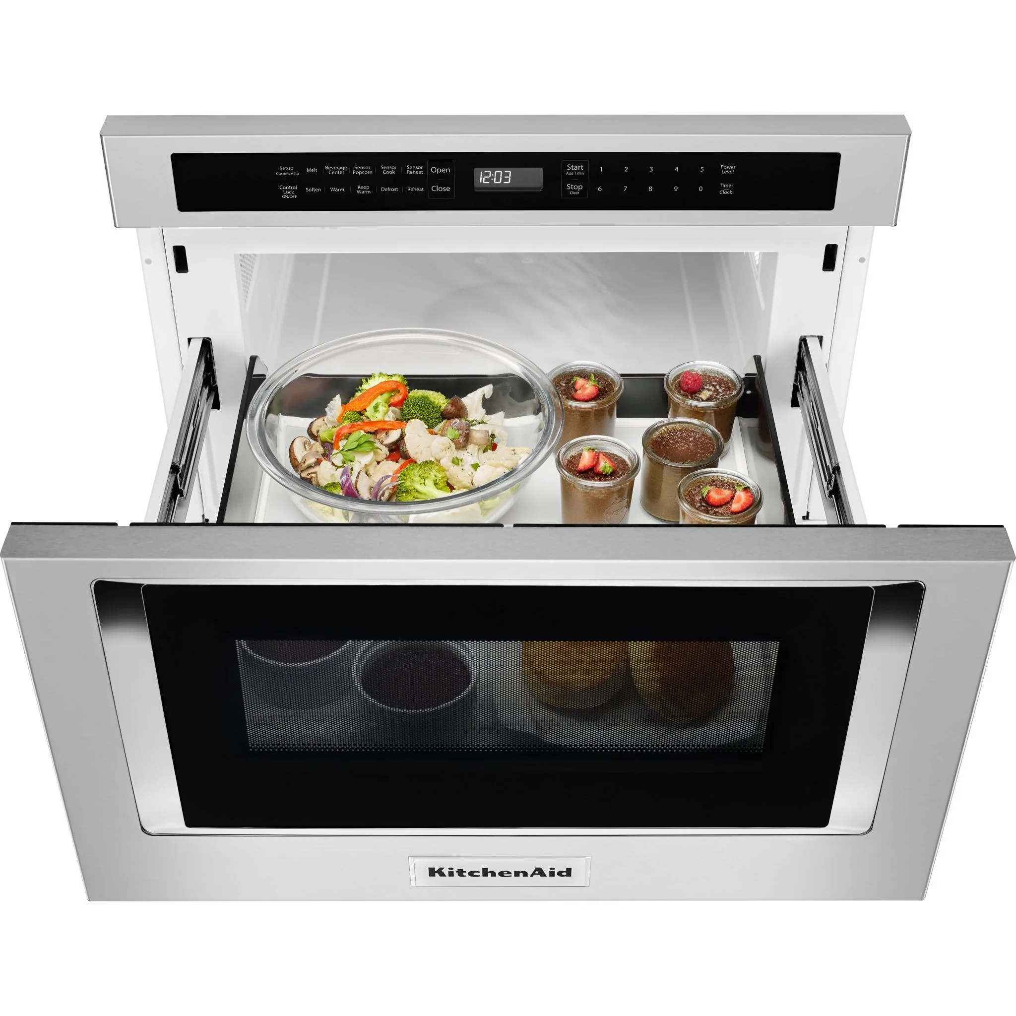 KitchenAid 24" Under-Counter Microwave Oven Drawer -Stainless Steel (KMBD104GSS) - Image 6