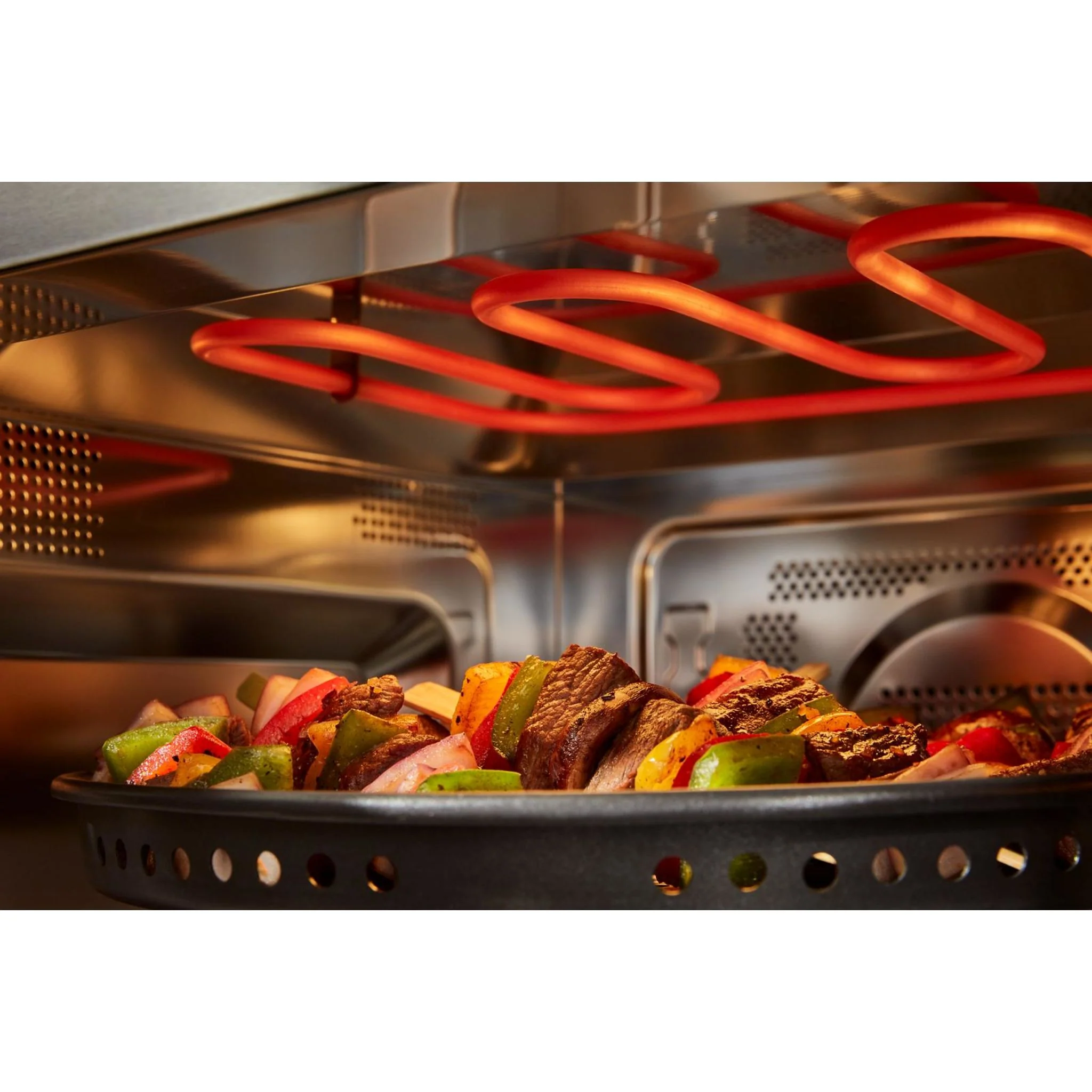 KitchenAid 1.5 Cu. Ft. Countertop Microwave with Air Fry Function  -PrintShield Stainless (KMCS522SPS) - Image 10