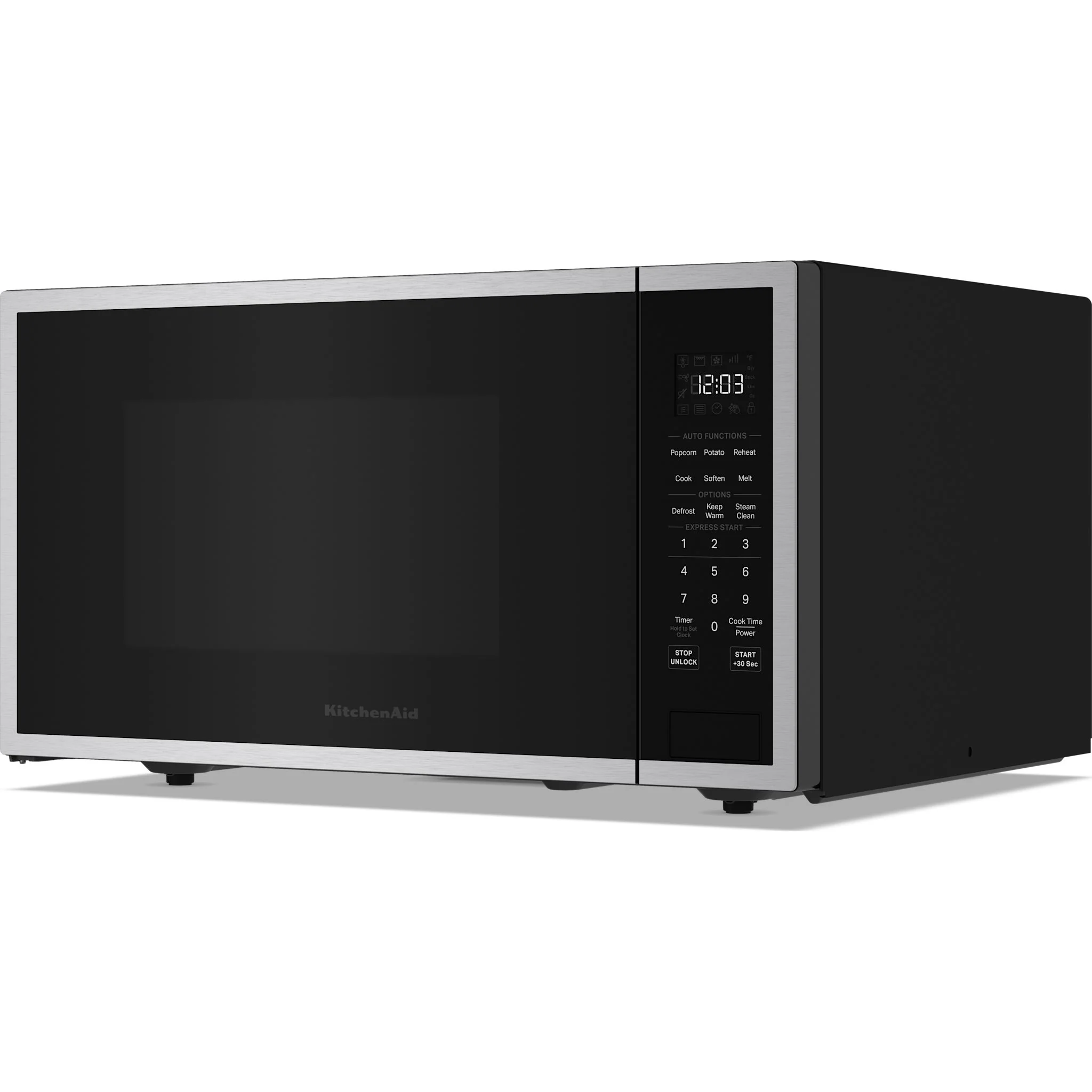 KitchenAid 1.5 Cu. Ft. Countertop Microwave with Air Fry Function  -PrintShield Stainless (KMCS522SPS) - Image 3