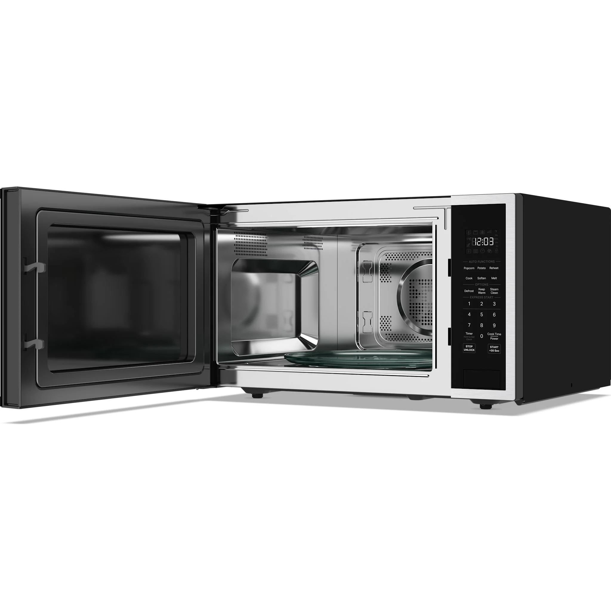 KitchenAid 1.5 Cu. Ft. Countertop Microwave with Air Fry Function  -PrintShield Stainless (KMCS522SPS) - Image 6