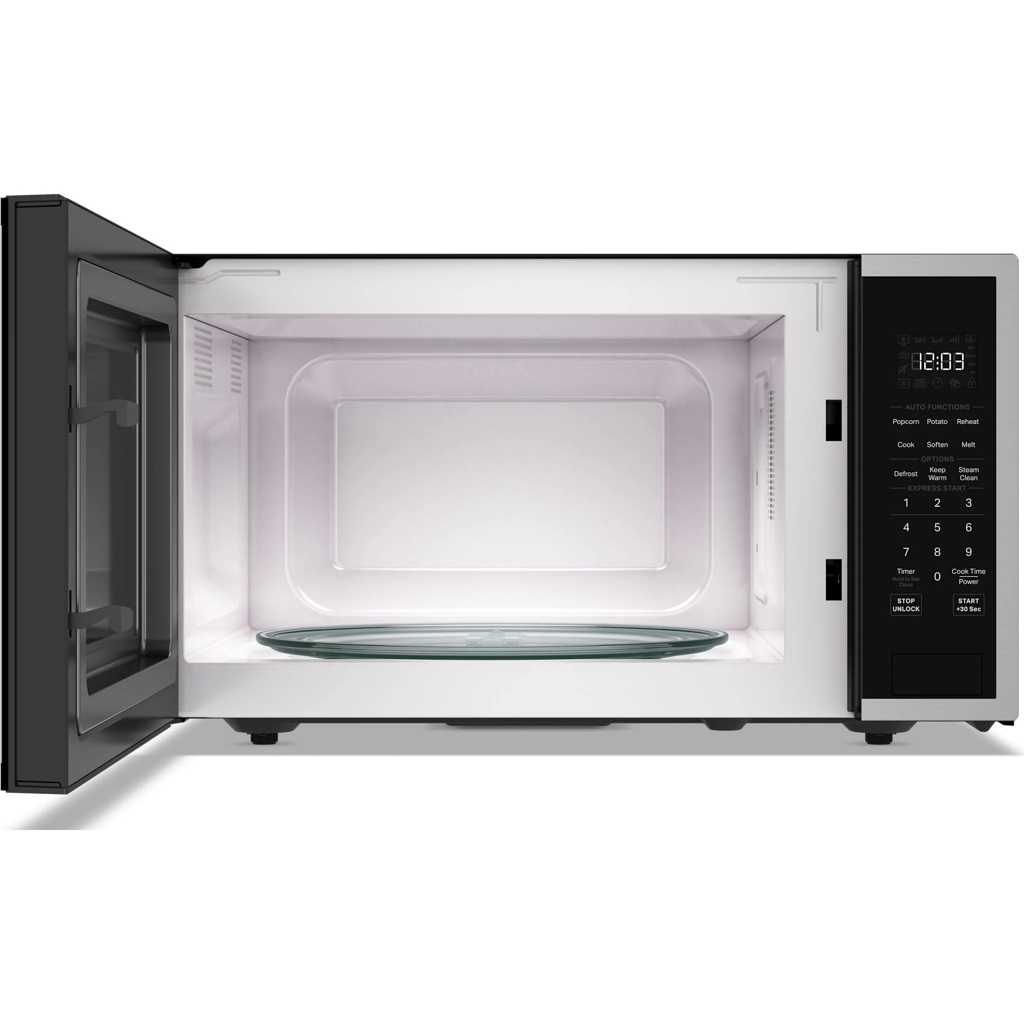 KitchenAid 1.5 Cu. Ft. Countertop Microwave with Air Fry Function  -PrintShield Stainless (KMCS522SPS) - Image 8