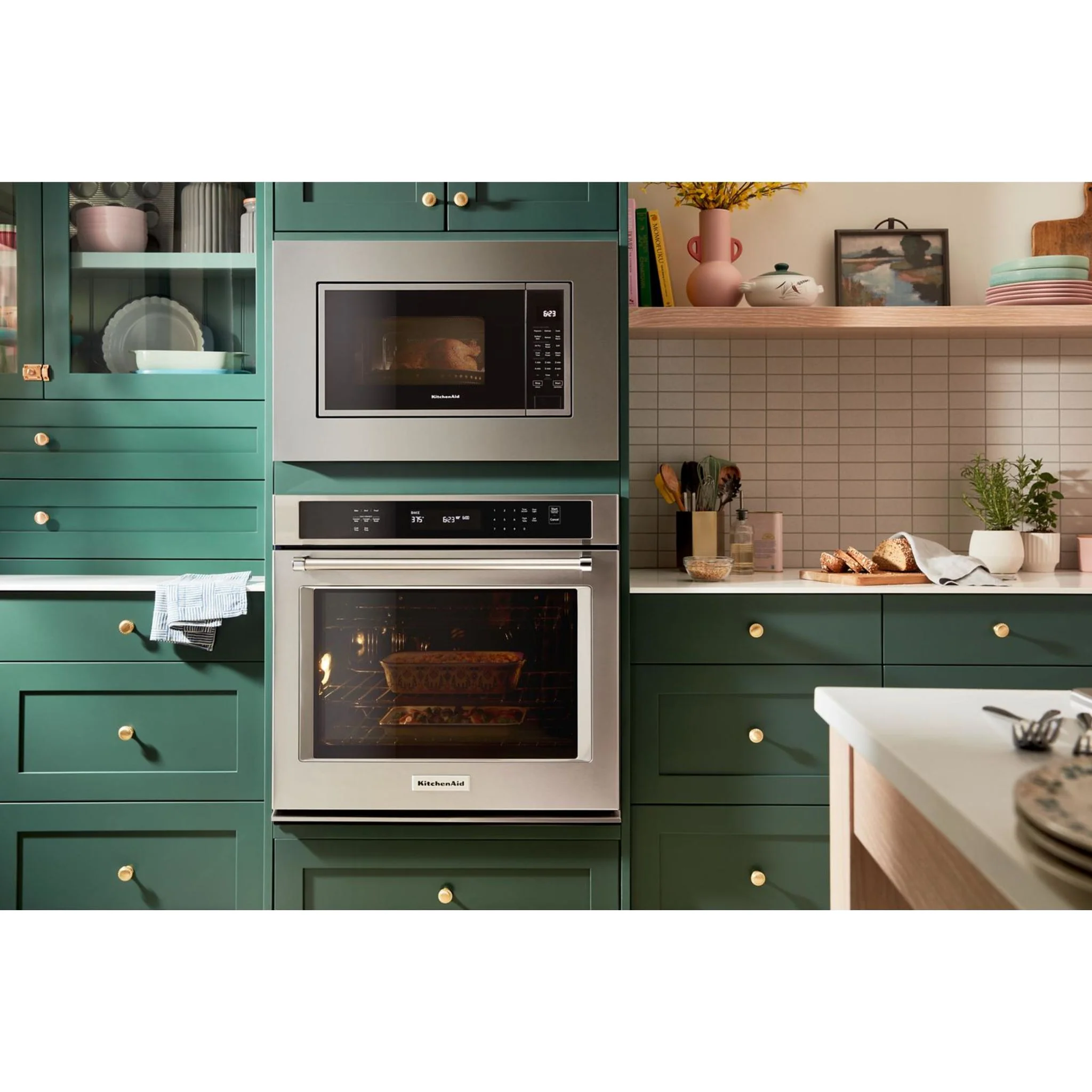 KitchenAid 1.5 Cu. Ft. Countertop Microwave with Air Fry Function  -PrintShield Stainless (KMCS522SPS) - Image 9