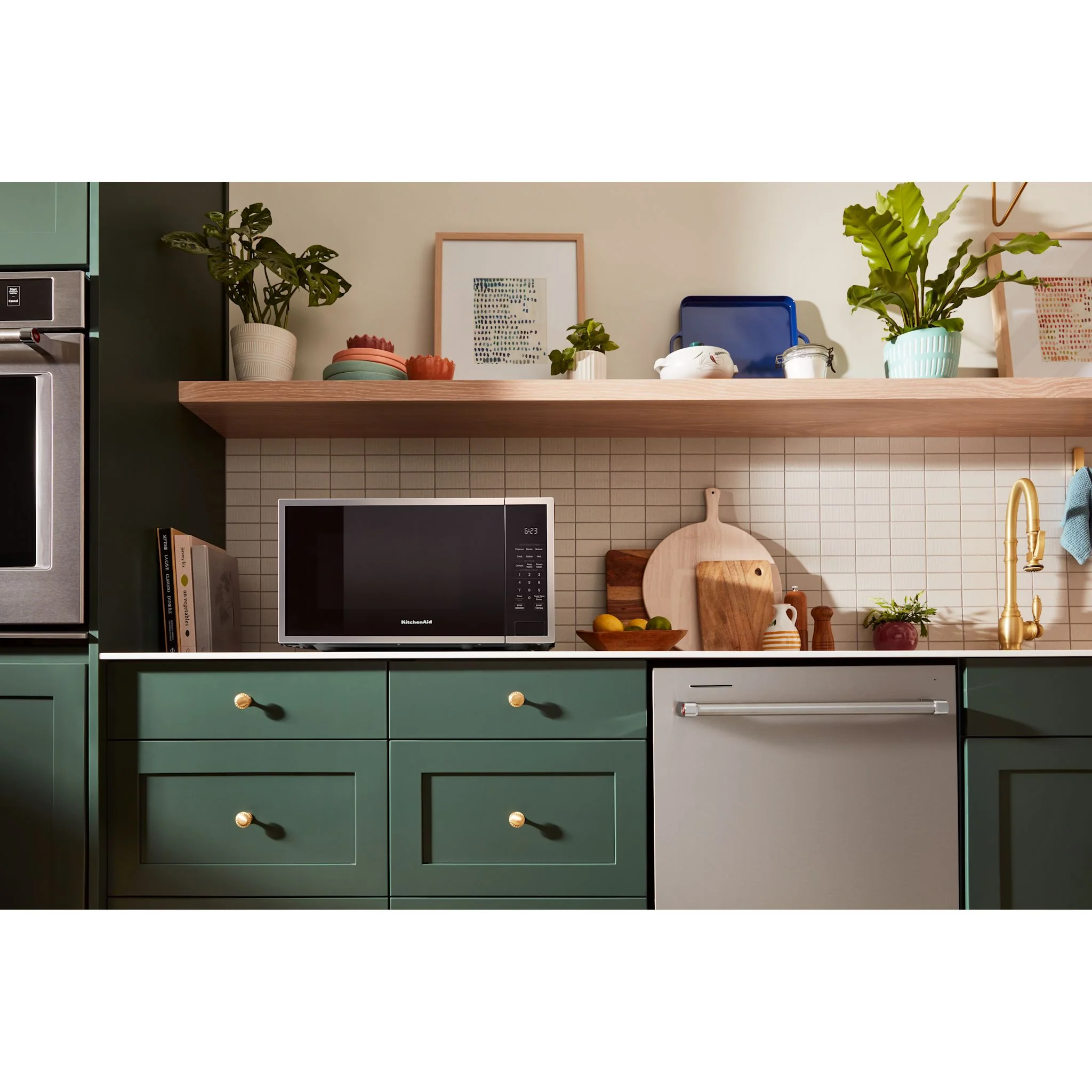KitchenAid 1.6 Cu. Ft. Countertop Microwave with Auto Functions -PrintShield Stainless (YKMCS122SPS) - Image 6