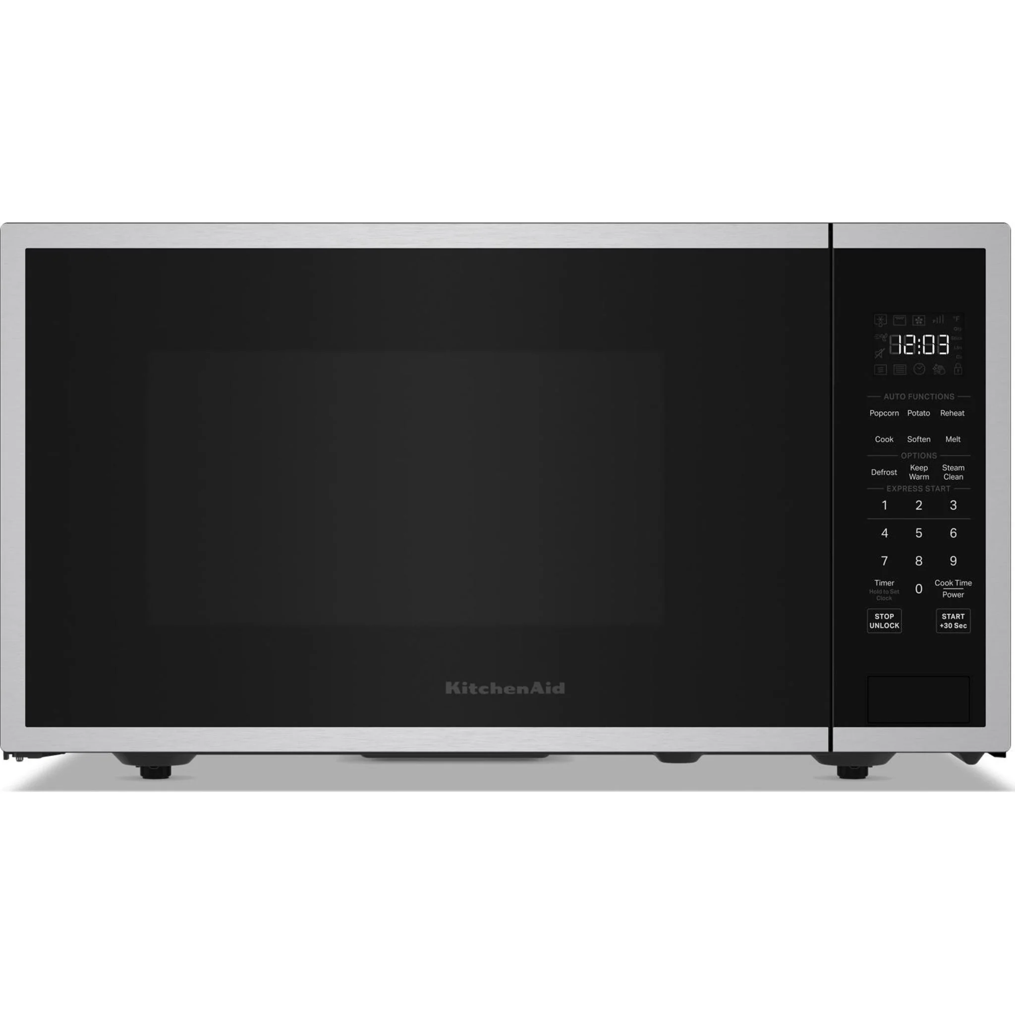 KitchenAid 1.6 Cu. Ft. Countertop Microwave -Stainless Steel (YKMCS122SSS)