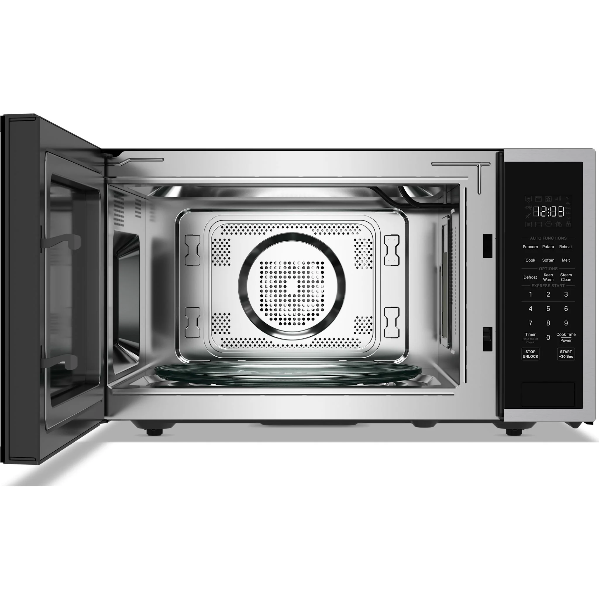 KitchenAid 1.6 Cu. Ft. Countertop Microwave -Stainless Steel (YKMCS122SSS) - Image 10