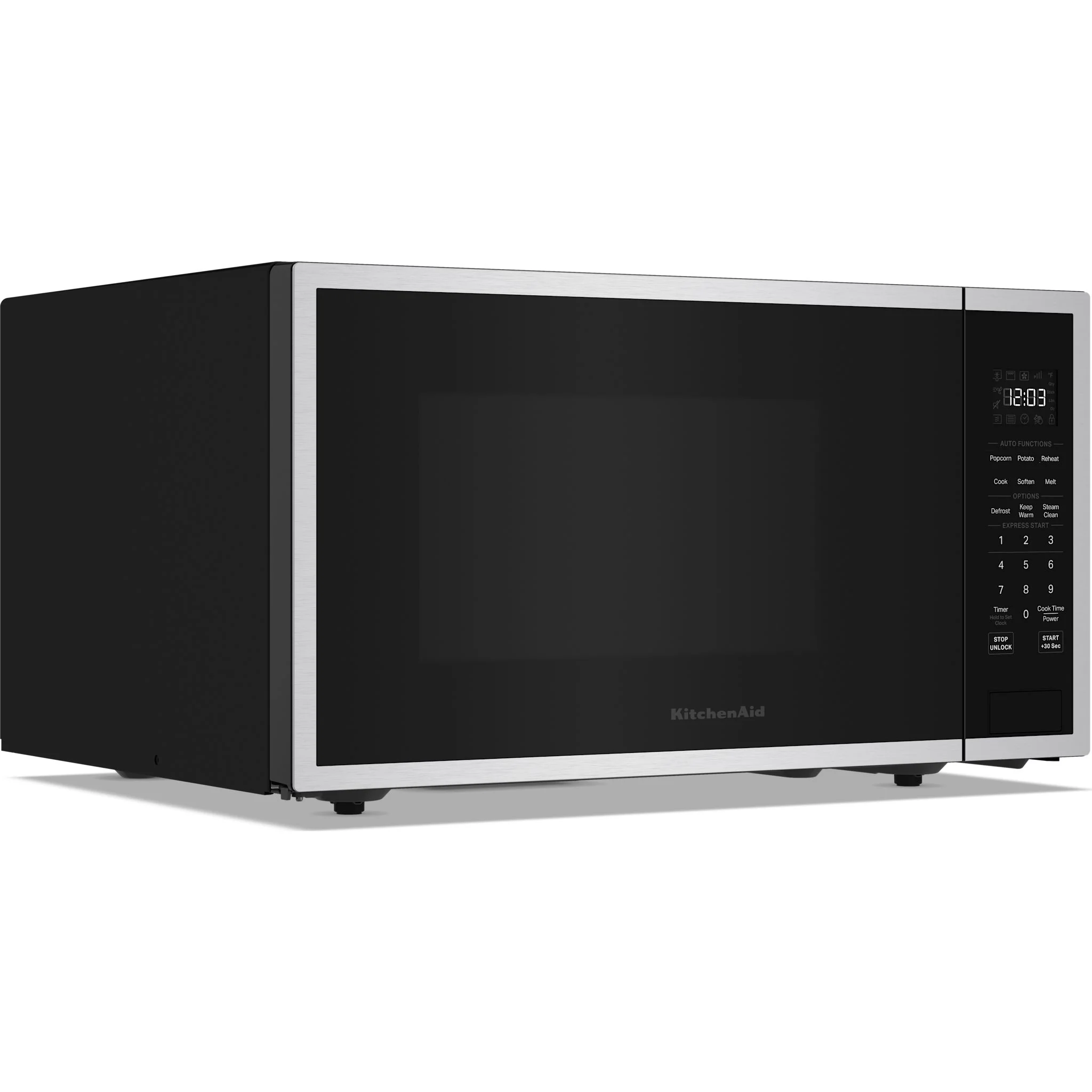 KitchenAid 1.6 Cu. Ft. Countertop Microwave -Stainless Steel (YKMCS122SSS) - Image 4