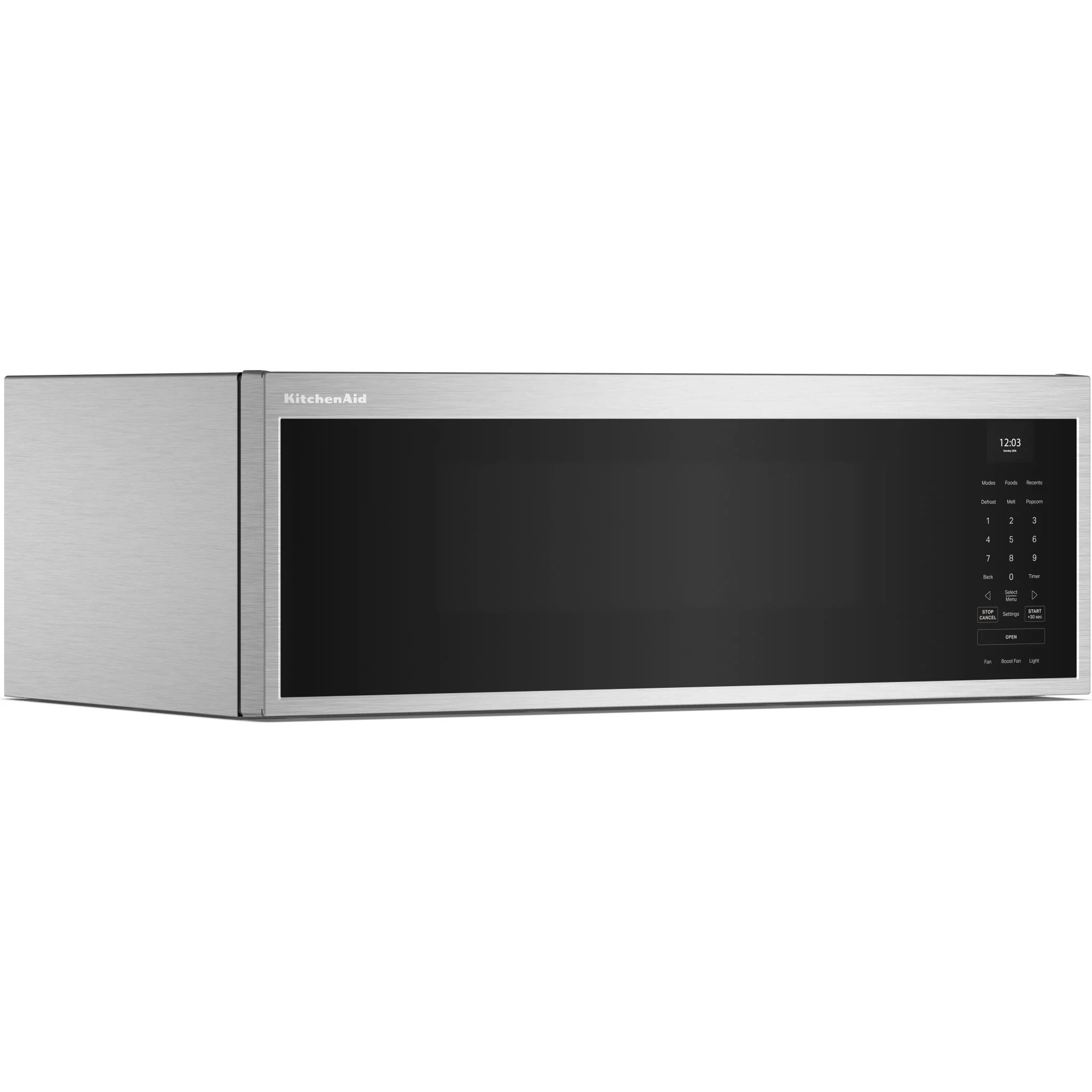 KitchenAid Smart Low Profile Microwave Hood Combination with Dual Fan Ventilation -Fingerprint Resistant Stainless Steel (YKMML550RPS) - Image 2