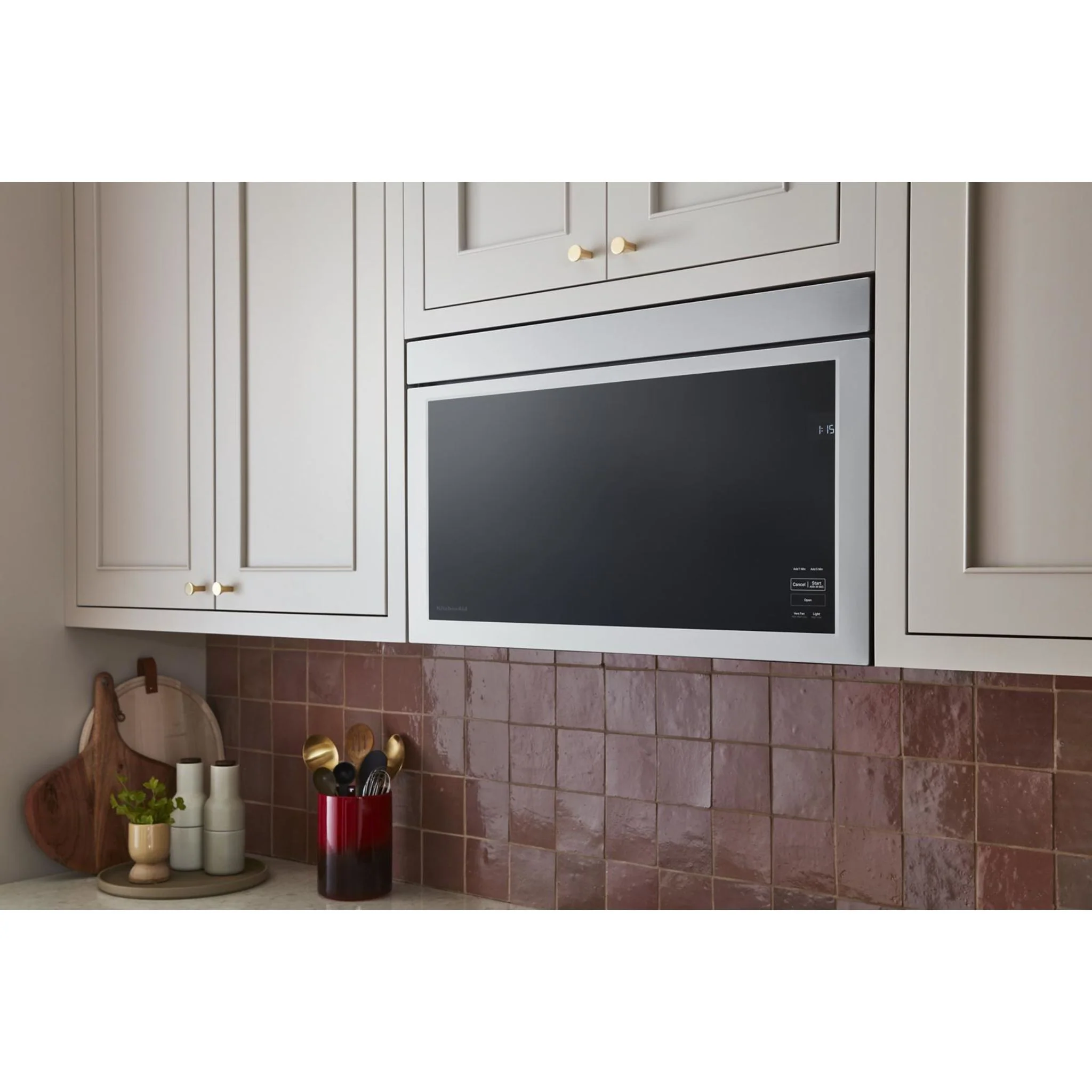 KitchenAid Over-The-Range Microwave with Flush Built-In Design -PrintShield Stainless (YKMMF330PPS) - Image 2