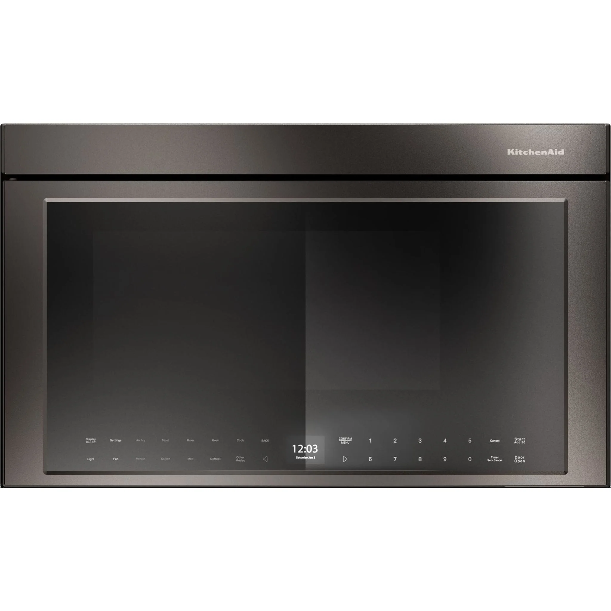 KitchenAid Multifunction Over-the-Range Microwave Oven with Flush Built-In Design - Black Ore (YKMMF530PBE)