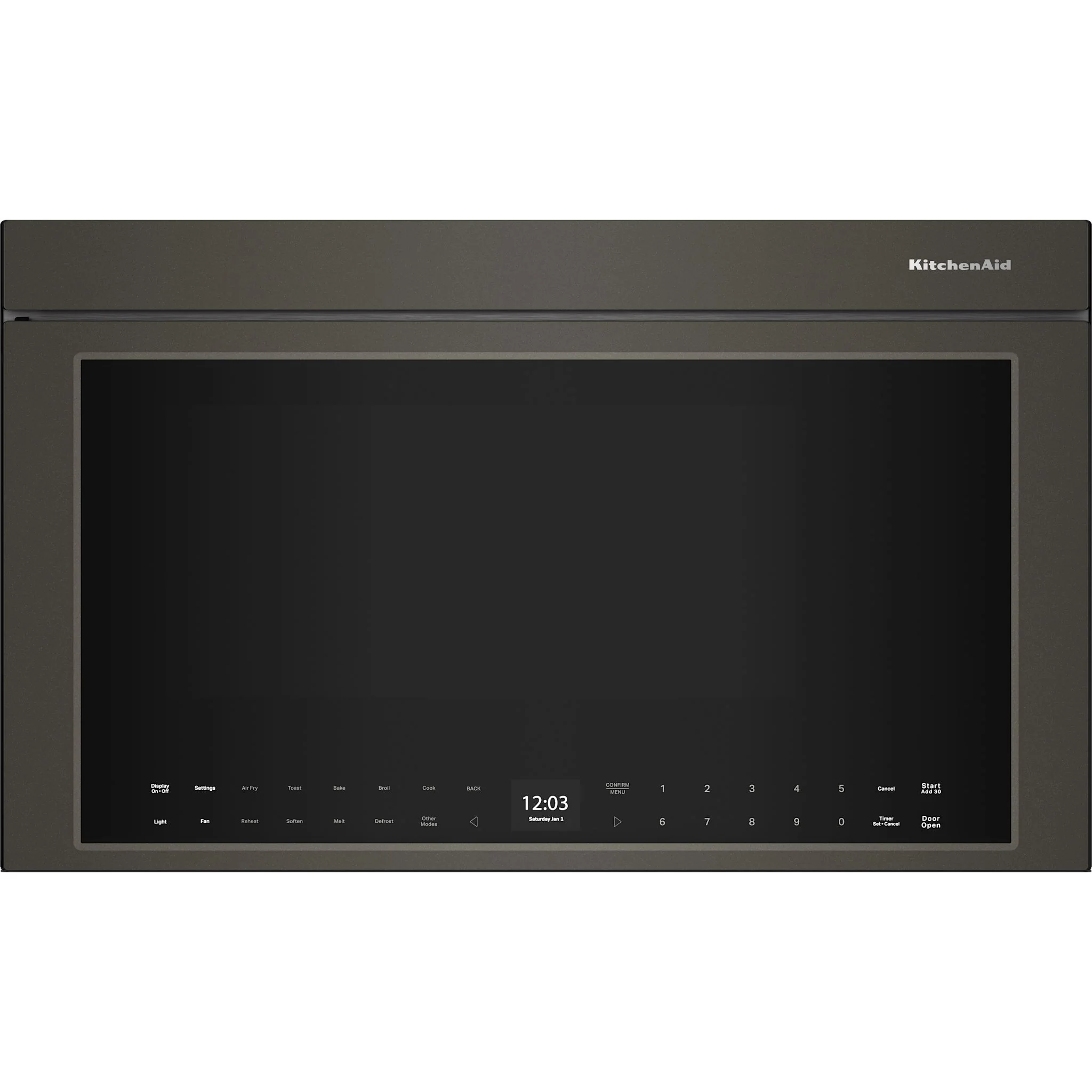 KitchenAid Multifunction Over-the-Range Microwave Oven with Flush Built-In Design - Black Ore (YKMMF530PBE) - Image 8