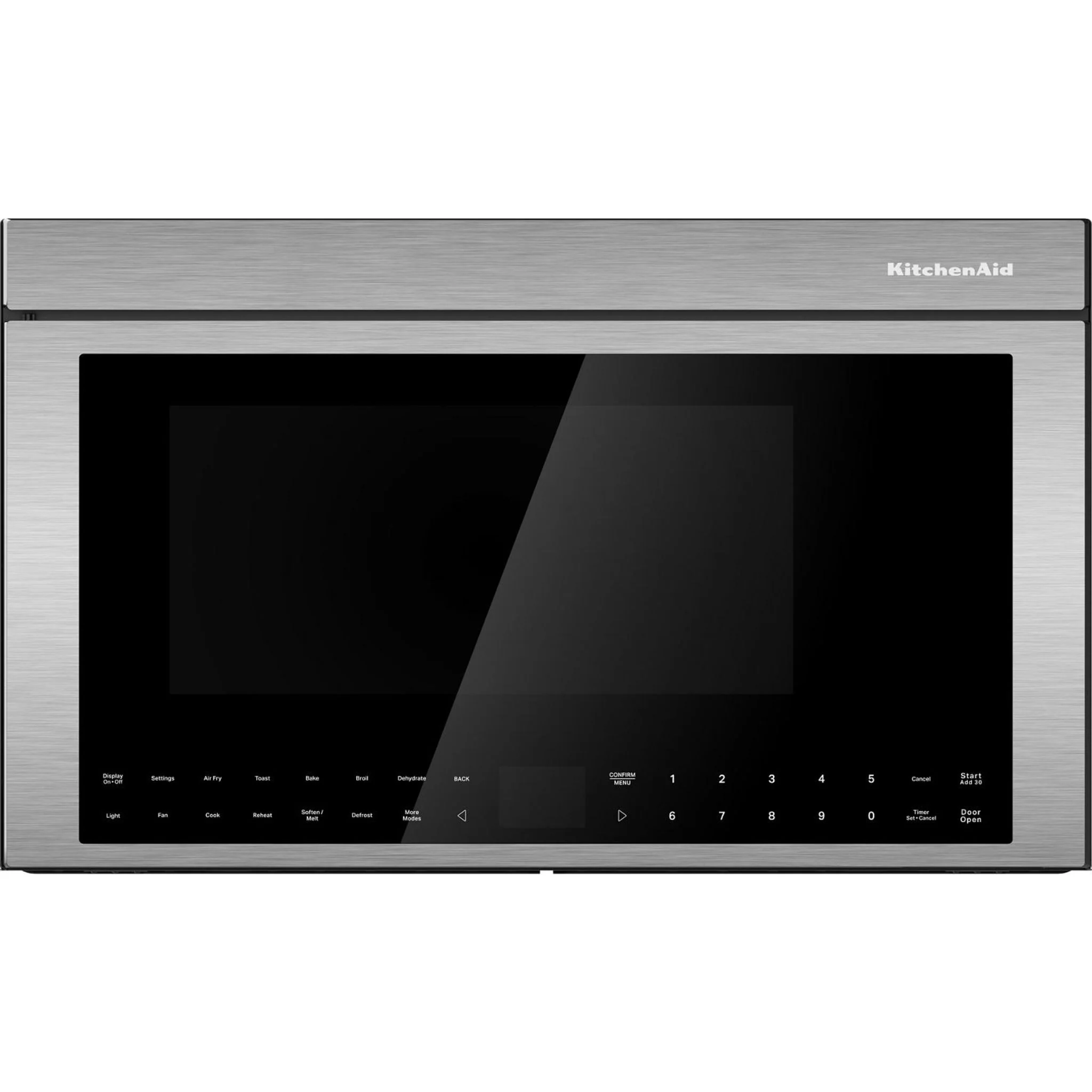 KitchenAid Multifunction Flush Mount Over-the-Range Microwave Oven with Infrared Sensor Modes -PrintShield Stainless (YKMMF730PPS)