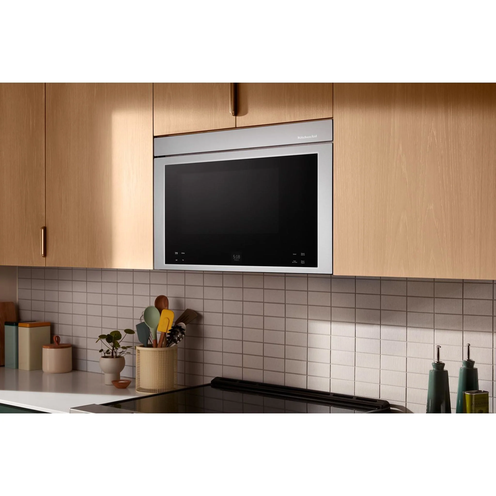 KitchenAid Multifunction Flush Mount Over-the-Range Microwave Oven with Infrared Sensor Modes -PrintShield Stainless (YKMMF730PPS) - Image 11