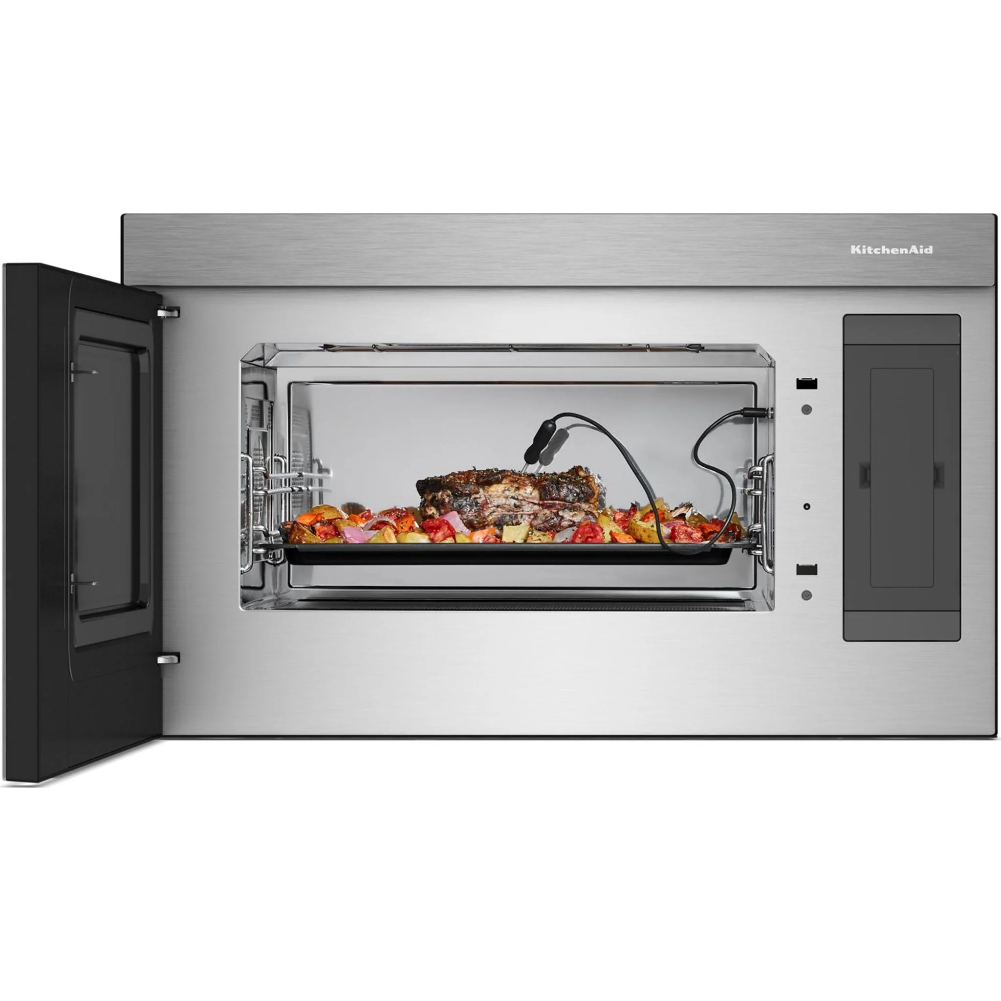 KitchenAid Multifunction Flush Mount Over-the-Range Microwave Oven with Infrared Sensor Modes -PrintShield Stainless (YKMMF730PPS) - Image 42