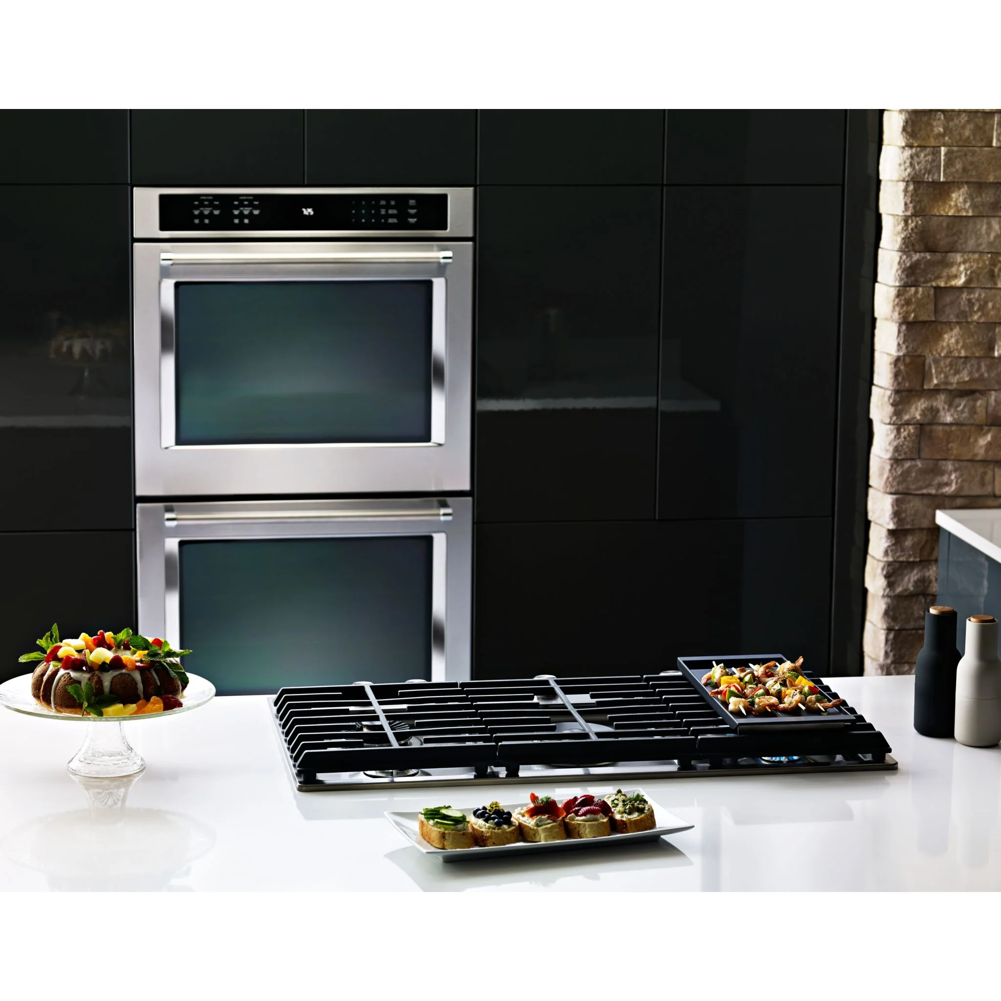 KitchenAid 36" Island-Mount, 3-Speed Canopy Hood -Stainless Steel (KVIB606DSS) - Image 12