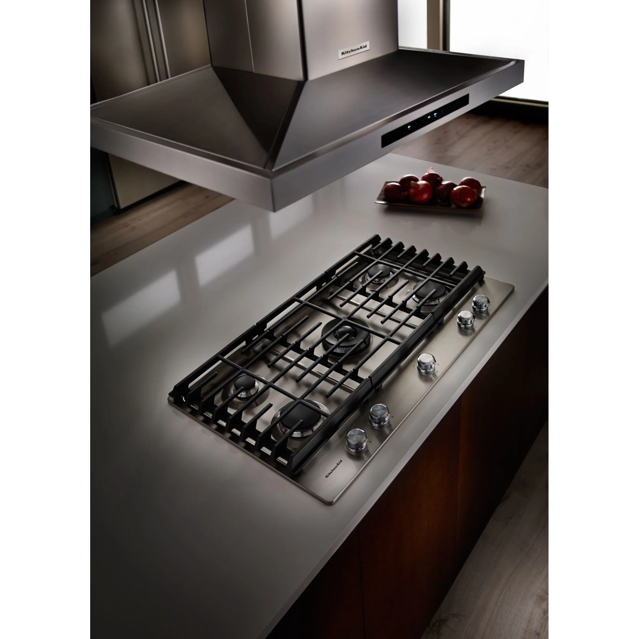KitchenAid 36" Island-Mount, 3-Speed Canopy Hood -Stainless Steel (KVIB606DSS) - Image 6