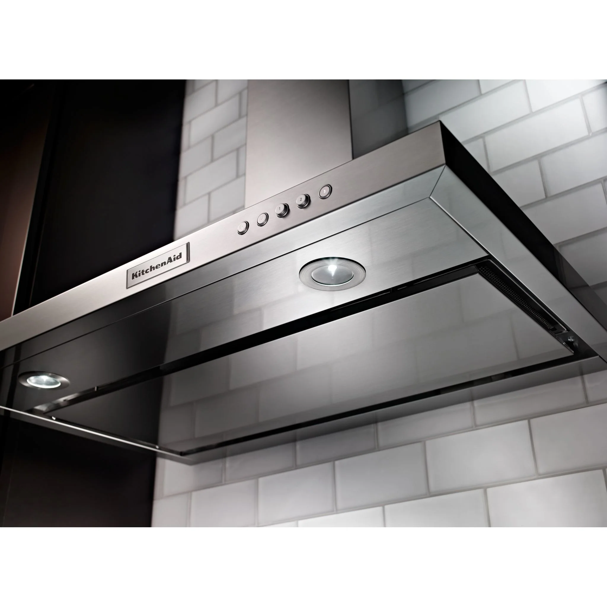 KitchenAid 30" Wall-Mount, 3-Speed Canopy Hood -Stainless Steel (KVWB400DSS) - Image 2