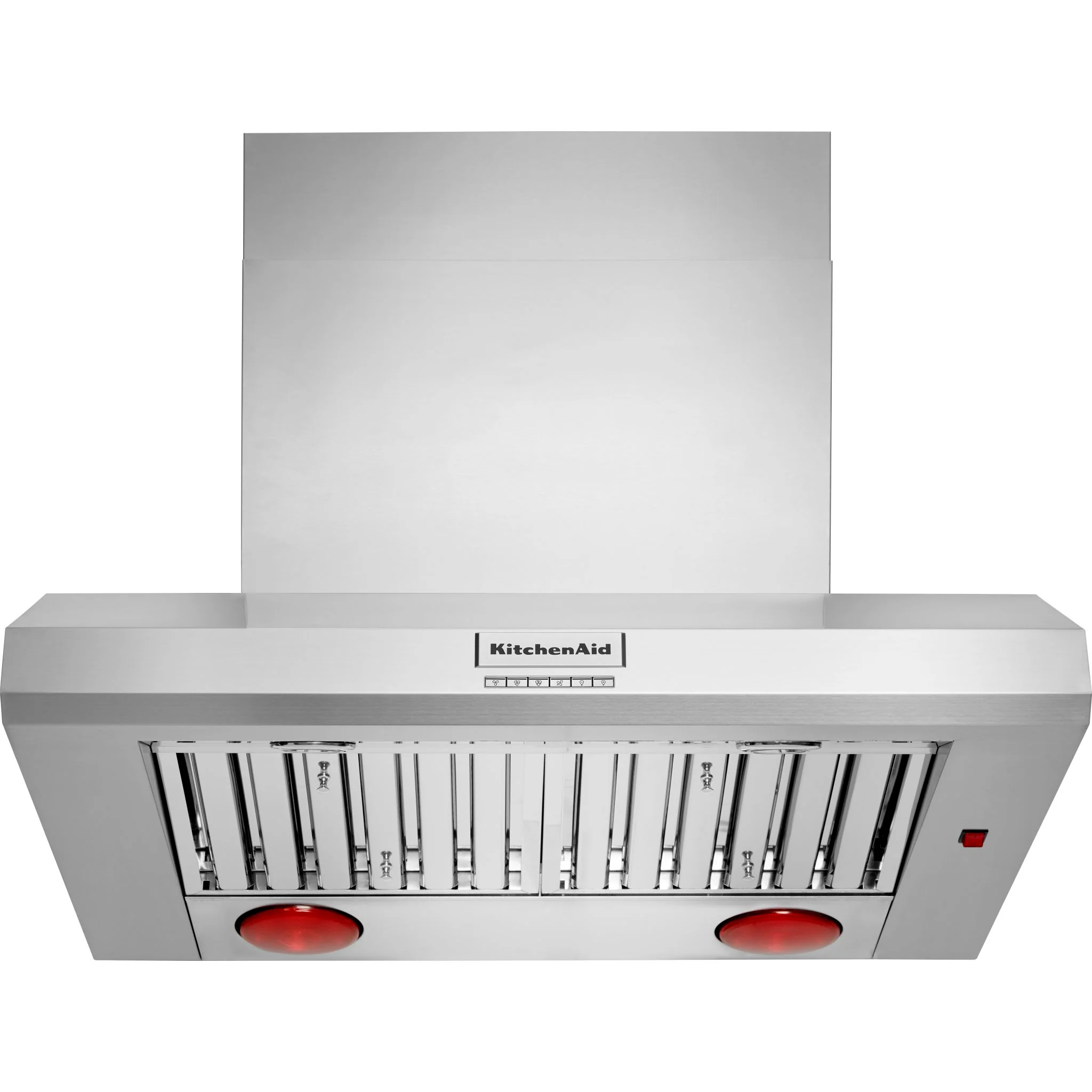 KitchenAid 36" 585 or 1170 CFM Motor Class Commercial-Style Wall-Mount Canopy Range Hood -Stainless Steel (KVWC956KSS)