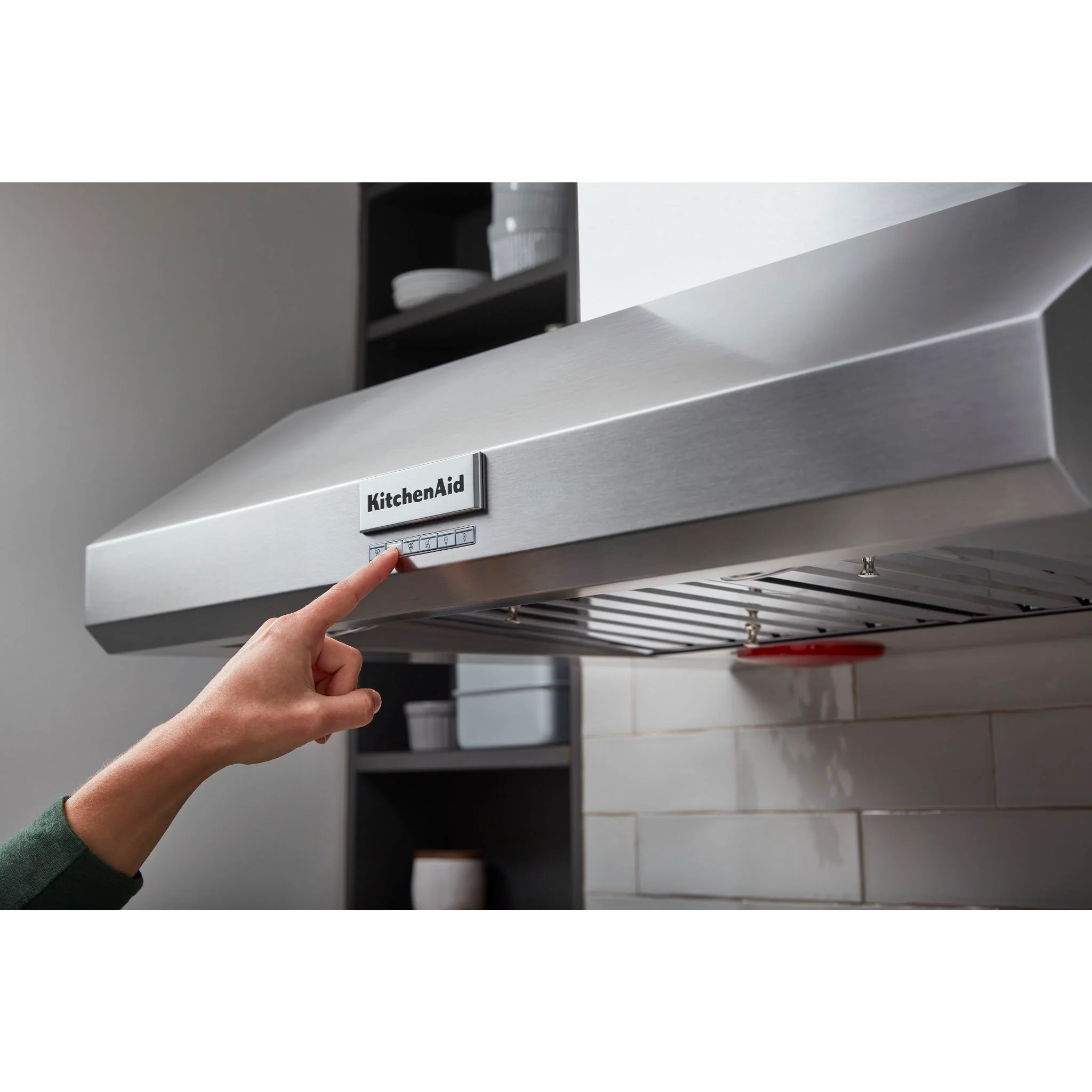 KitchenAid 36" 585 or 1170 CFM Motor Class Commercial-Style Wall-Mount Canopy Range Hood -Stainless Steel (KVWC956KSS) - Image 3