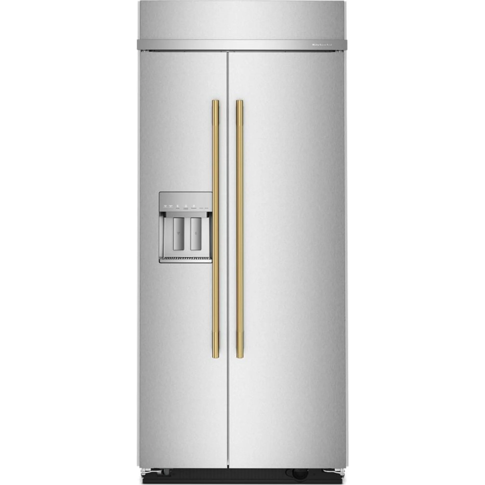 KitchenAid 20.8 Cu. Ft. 36" Built-In Side-by-Side Refrigerator with Exterior Water & Ice Dispenser - PrintShield Stainless Steel (KBSD736SPS) - Image 11