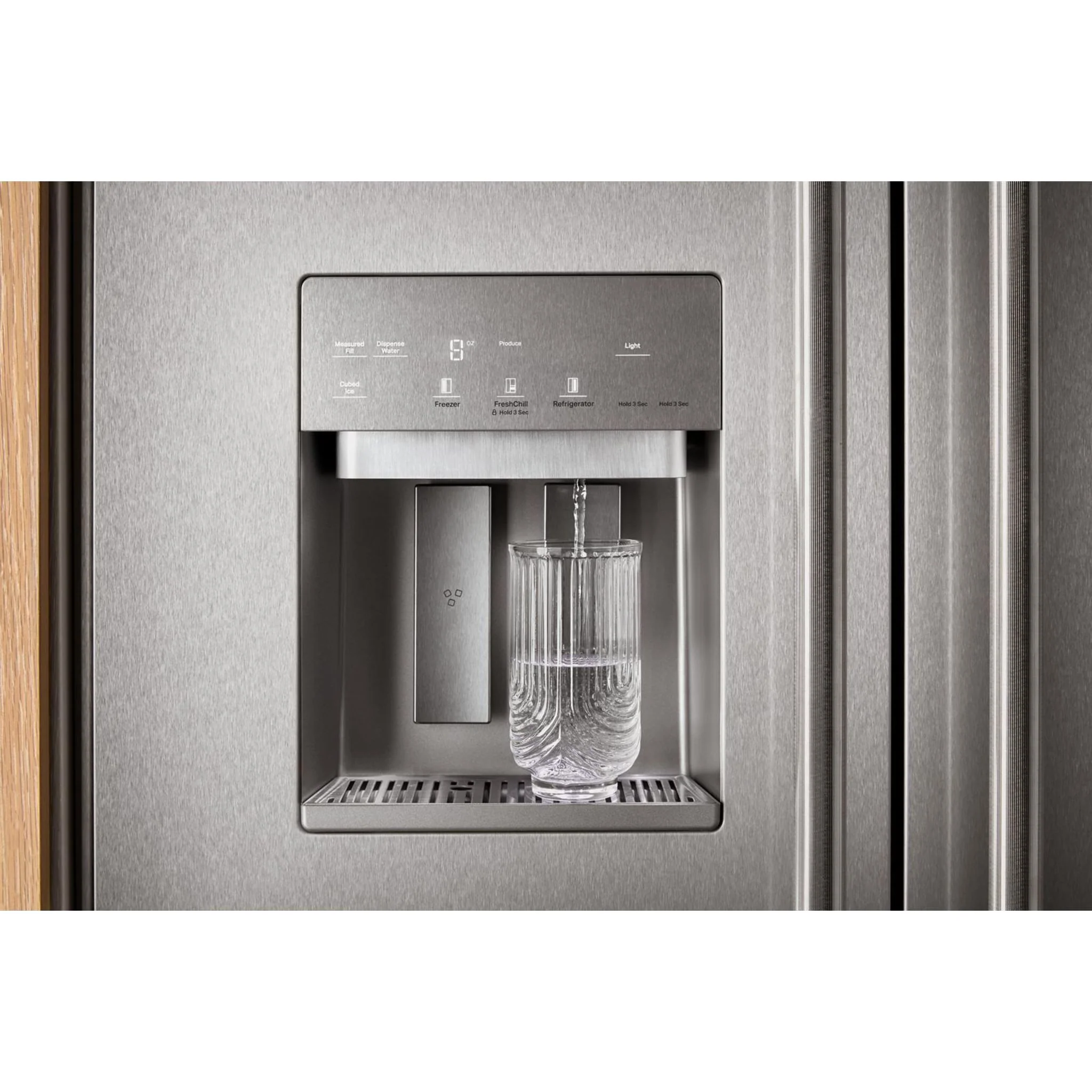 KitchenAid 20.8 Cu. Ft. 36" Built-In Side-by-Side Refrigerator with Exterior Water & Ice Dispenser - PrintShield Stainless Steel (KBSD736SPS) - Image 18