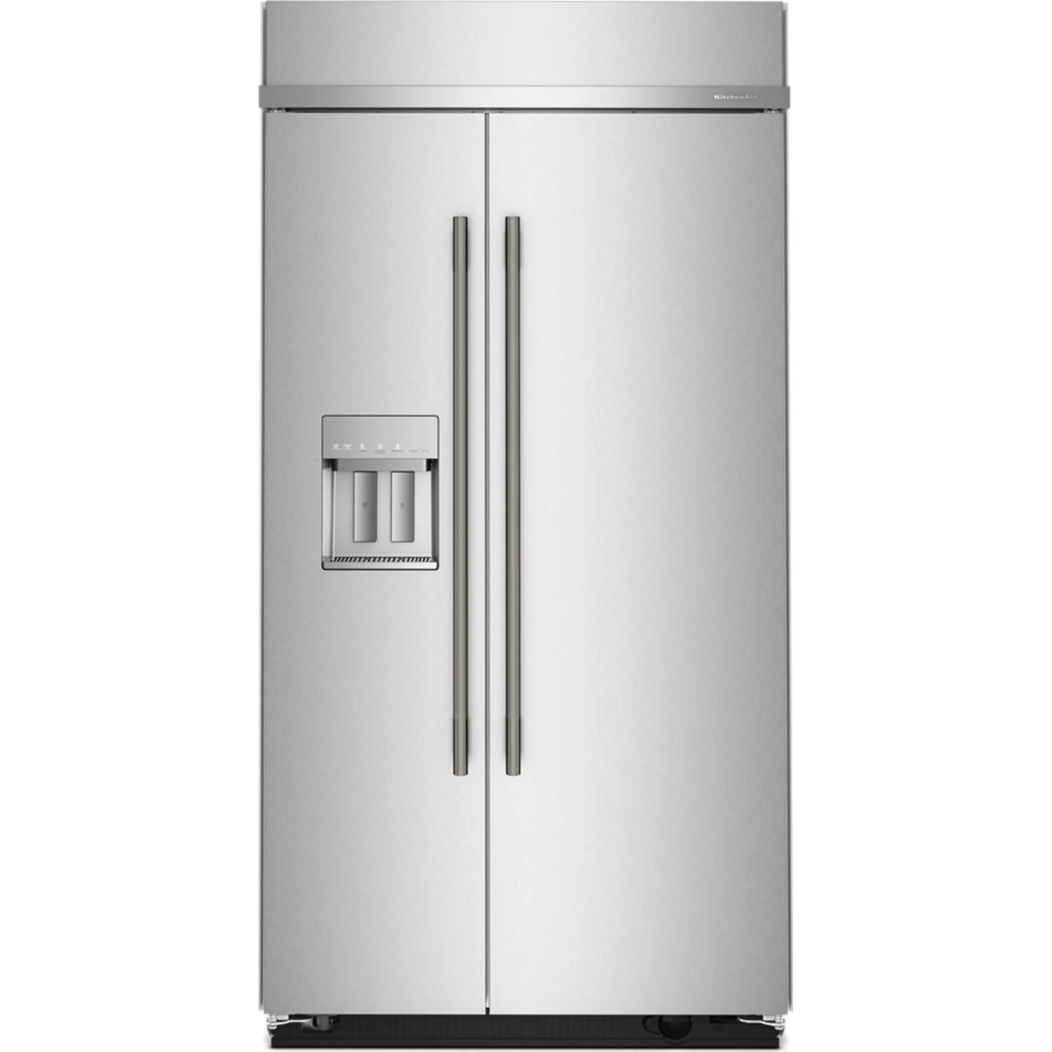 KitchenAid 25.1 Cu. Ft. 42" Built-In Side-by-Side Refrigerator with Exterior Water & Ice Dispenser - PrintShield Stainless Steel (KBSD742SPS) - Image 16