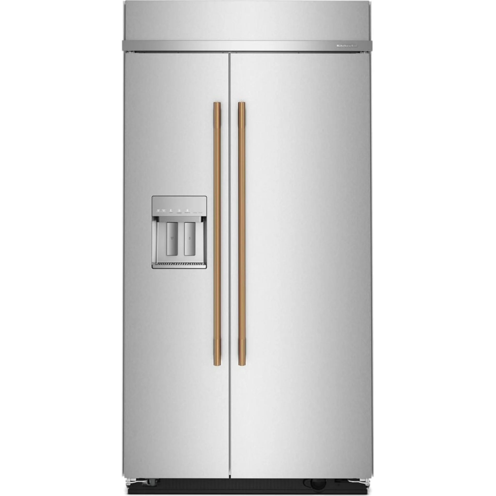 KitchenAid 25.1 Cu. Ft. 42" Built-In Side-by-Side Refrigerator with Exterior Water & Ice Dispenser - PrintShield Stainless Steel (KBSD742SPS) - Image 5