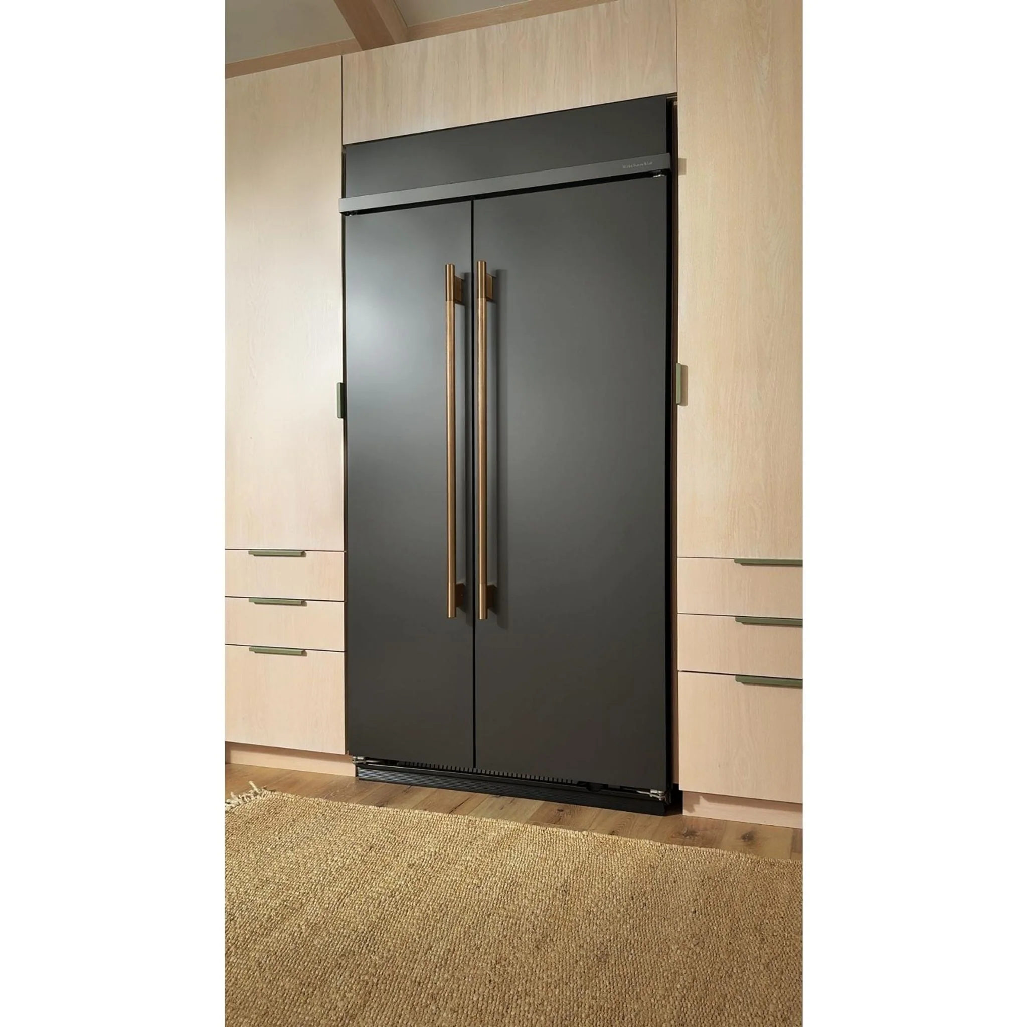 KitchenAid 25.5 Cu. Ft. 42" Built-In Side-by-Side Refrigerator with Platinum Interior - Black Ore (KBSN742SBE) - Image 18