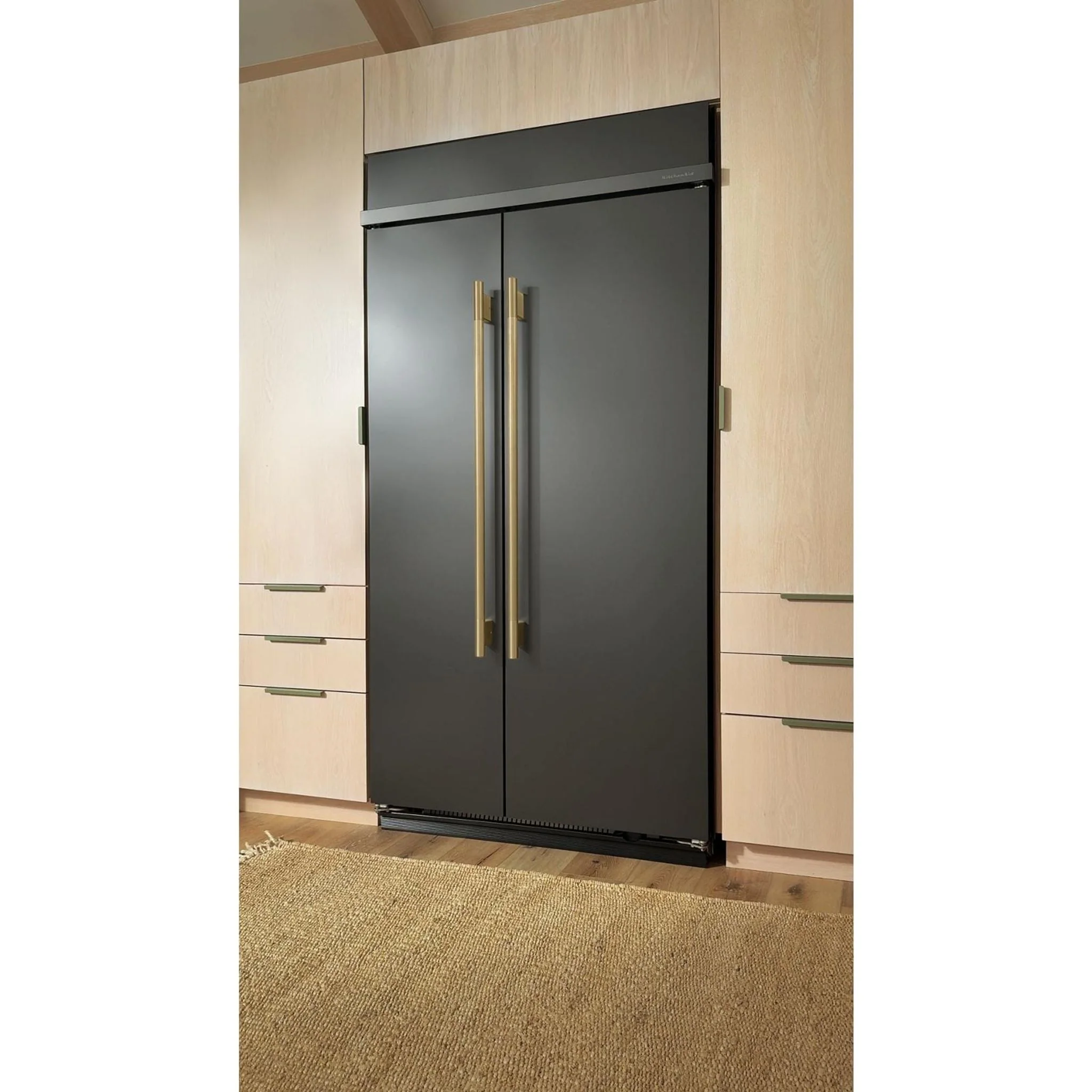 KitchenAid 25.5 Cu. Ft. 42" Built-In Side-by-Side Refrigerator with Platinum Interior - Black Ore (KBSN742SBE) - Image 20