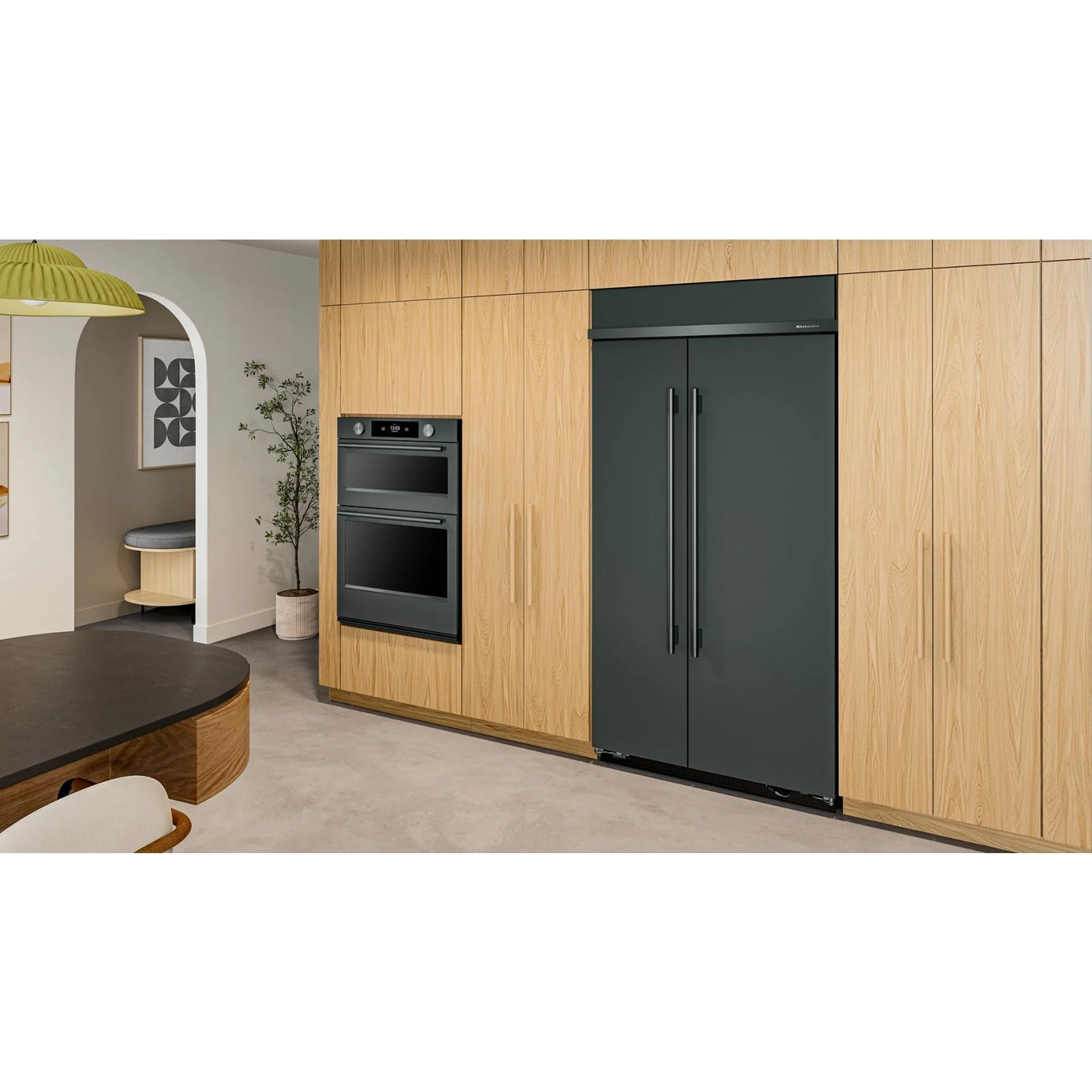 KitchenAid 25.5 Cu. Ft. 42" Built-In Side-by-Side Refrigerator with Platinum Interior - Juniper (KBSN742SJP) - Image 11