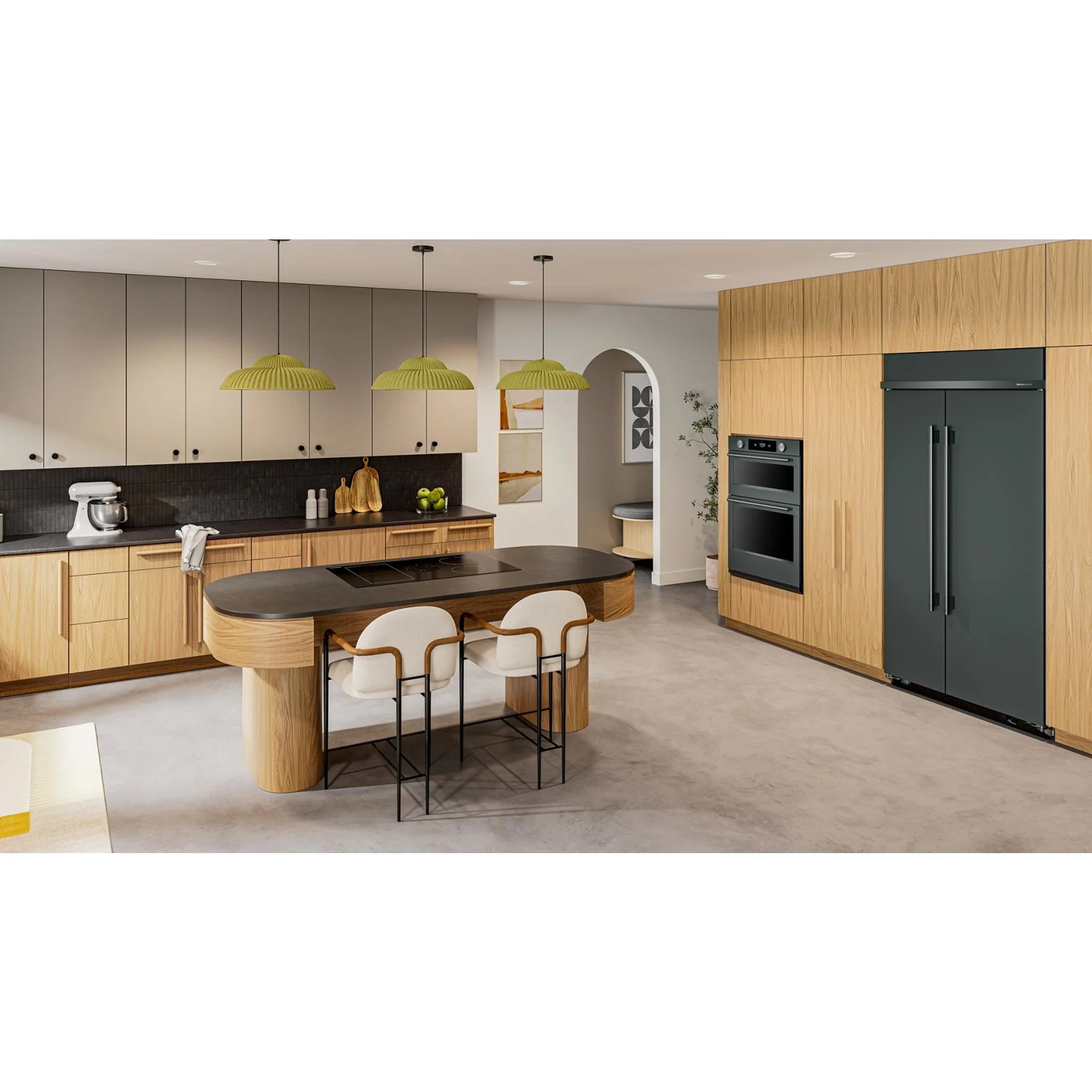KitchenAid 25.5 Cu. Ft. 42" Built-In Side-by-Side Refrigerator with Platinum Interior - Juniper (KBSN742SJP) - Image 7