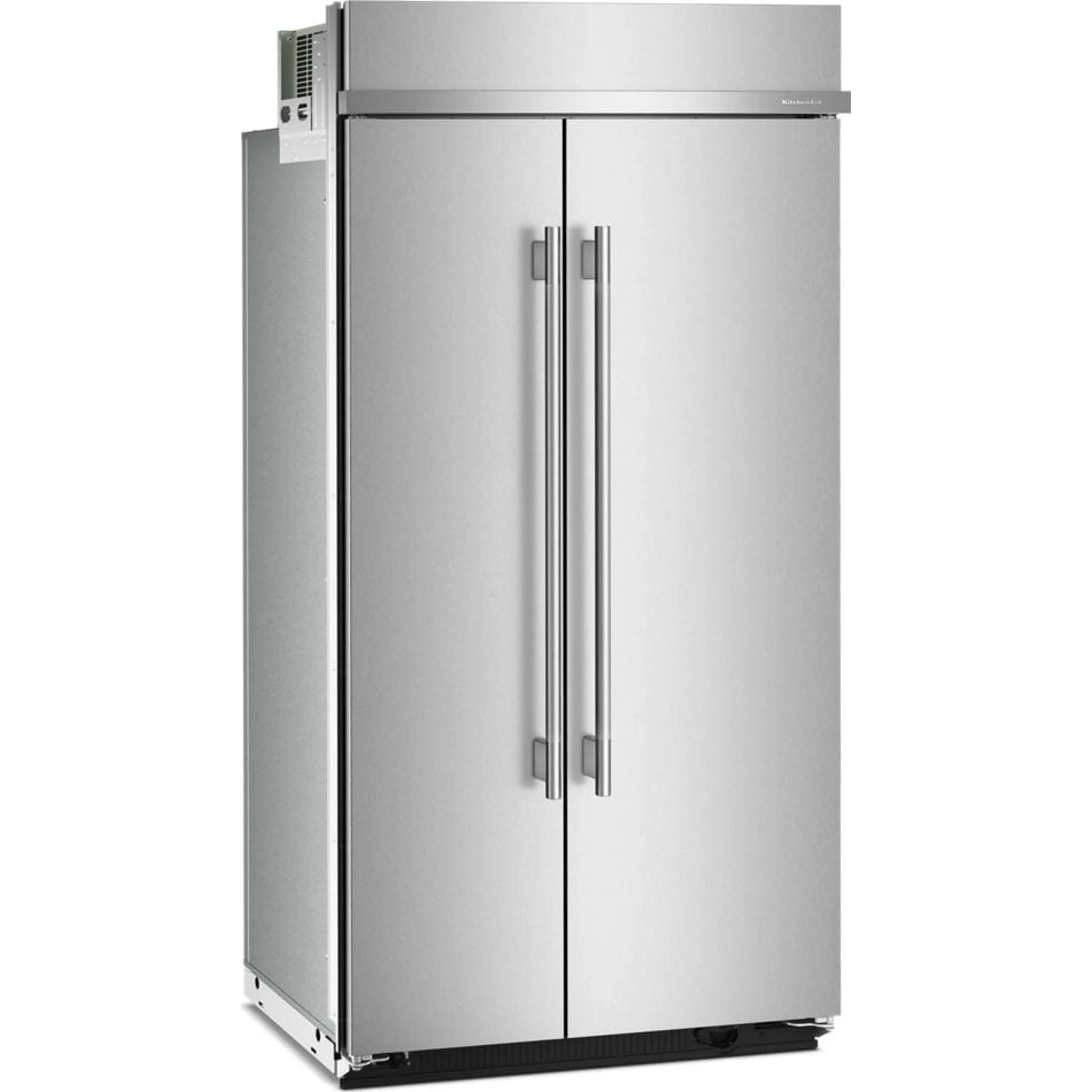 KitchenAid 25.5 Cu. Ft. 42" Built-In Side-by-Side Refrigerator with Platinum Interior - Stainless Steel with PrintShield™ Finish (KBSN742SPS) - Image 14
