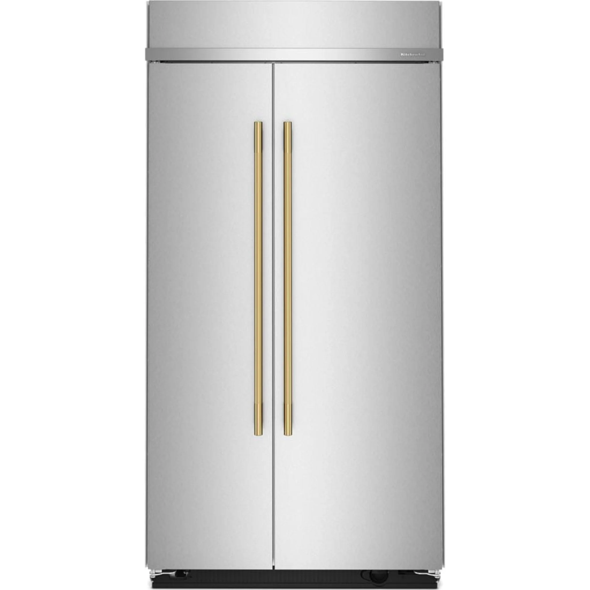 KitchenAid 25.5 Cu. Ft. 42" Built-In Side-by-Side Refrigerator with Platinum Interior - Stainless Steel with PrintShield™ Finish (KBSN742SPS) - Image 4