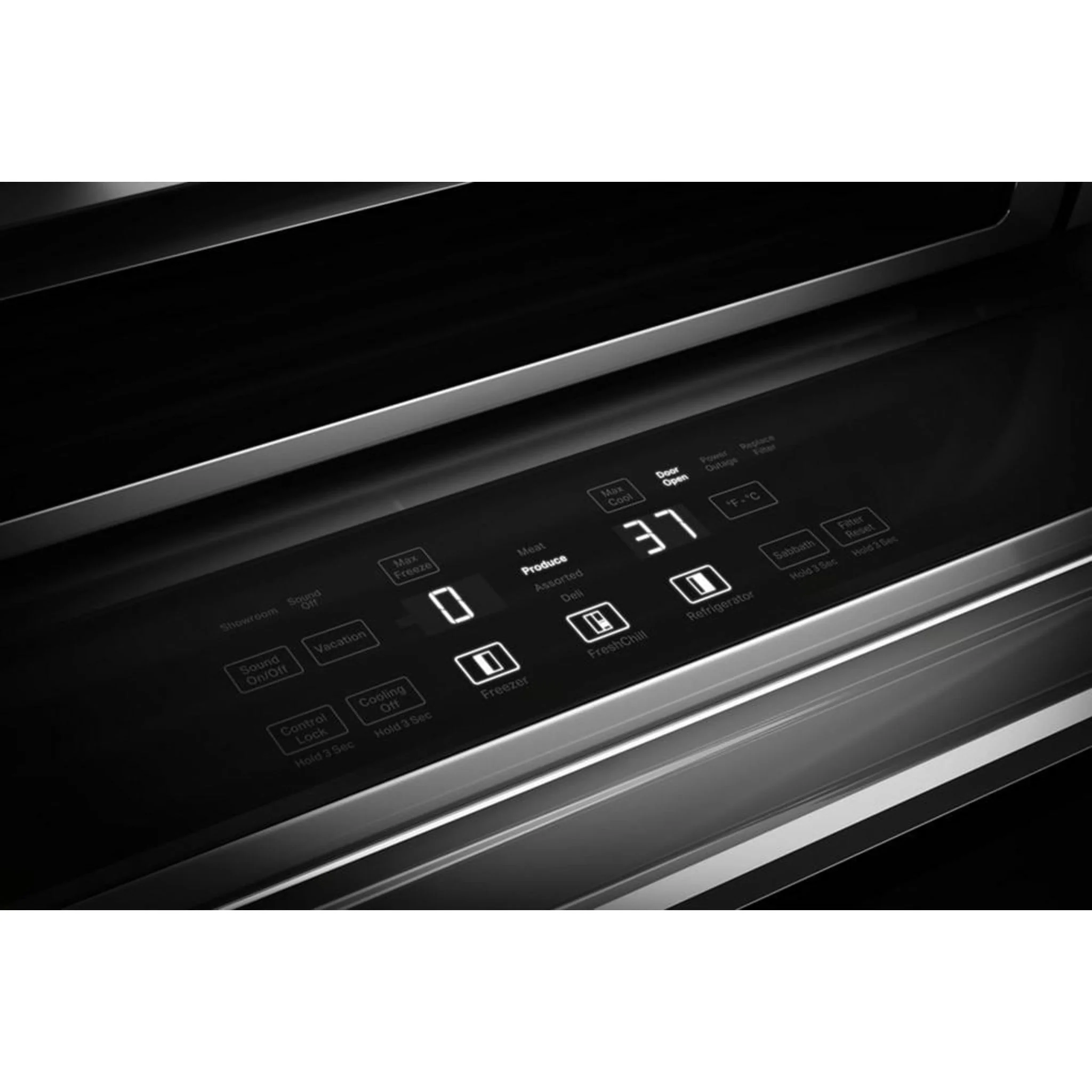 KitchenAid 30 Cu. Ft. 48" Built-In Side-by-Side Refrigerator with Platinum Interior - Black Ore (KBSN748SBE) - Image 6