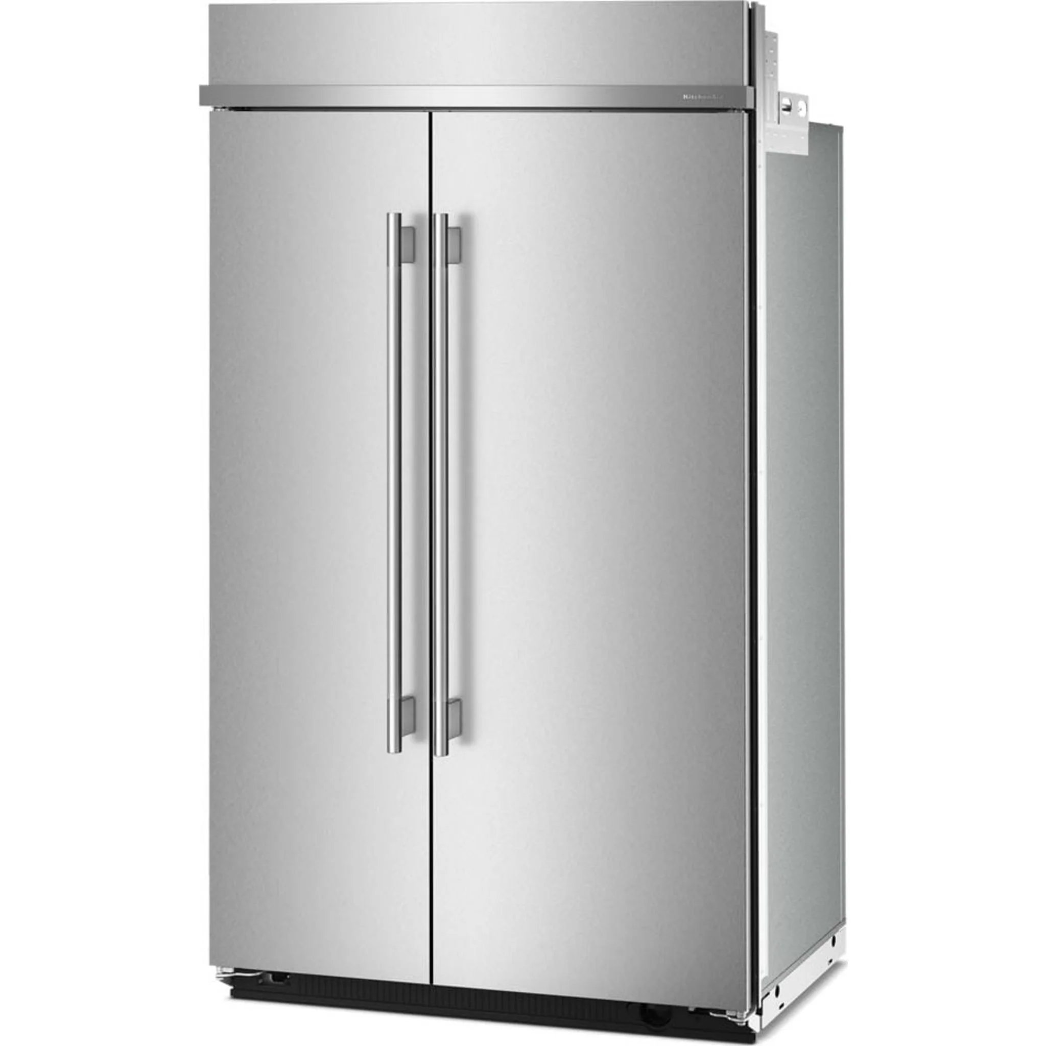 KitchenAid 30 Cu. Ft. 48" Built-In Side-by-Side Refrigerator with Platinum Interior - Stainless Steel with PrintShield™ Finish (KBSN748SPS) - Image 10