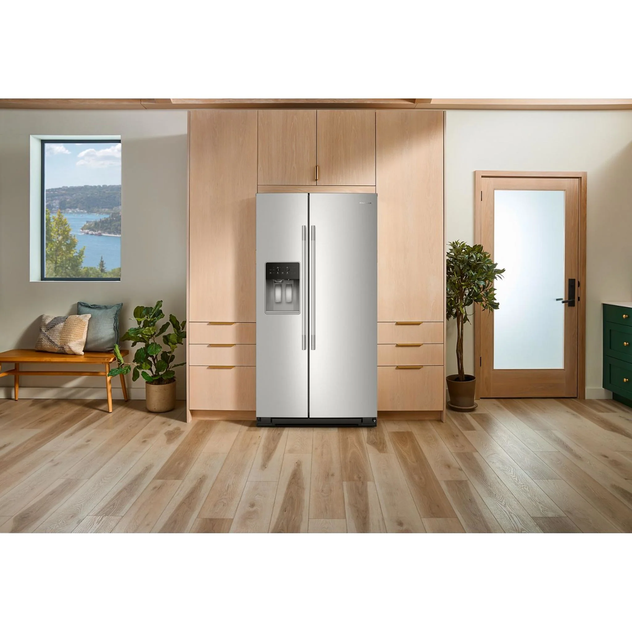 KitchenAid 20.8 Cu. Ft. Counter-Depth Side-by-Side Refrigerator with Ice & Water Dispenser - Fingerprint Resistant Stainless Steel (KRSC536RPS) - Image 19