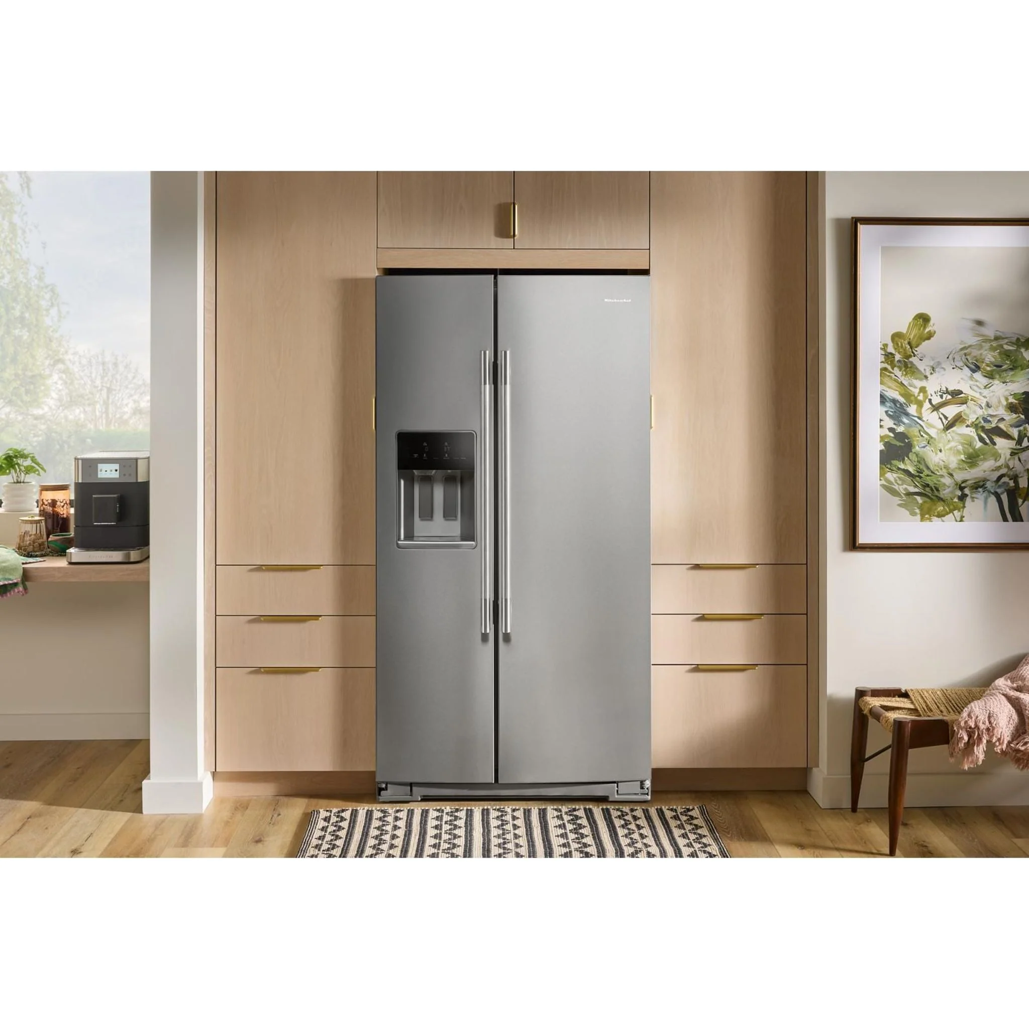 KitchenAid 20.8 Cu. Ft. Counter-Depth Side-by-Side Refrigerator with Ice & Water Dispenser - Fingerprint Resistant Stainless Steel (KRSC536RPS) - Image 32
