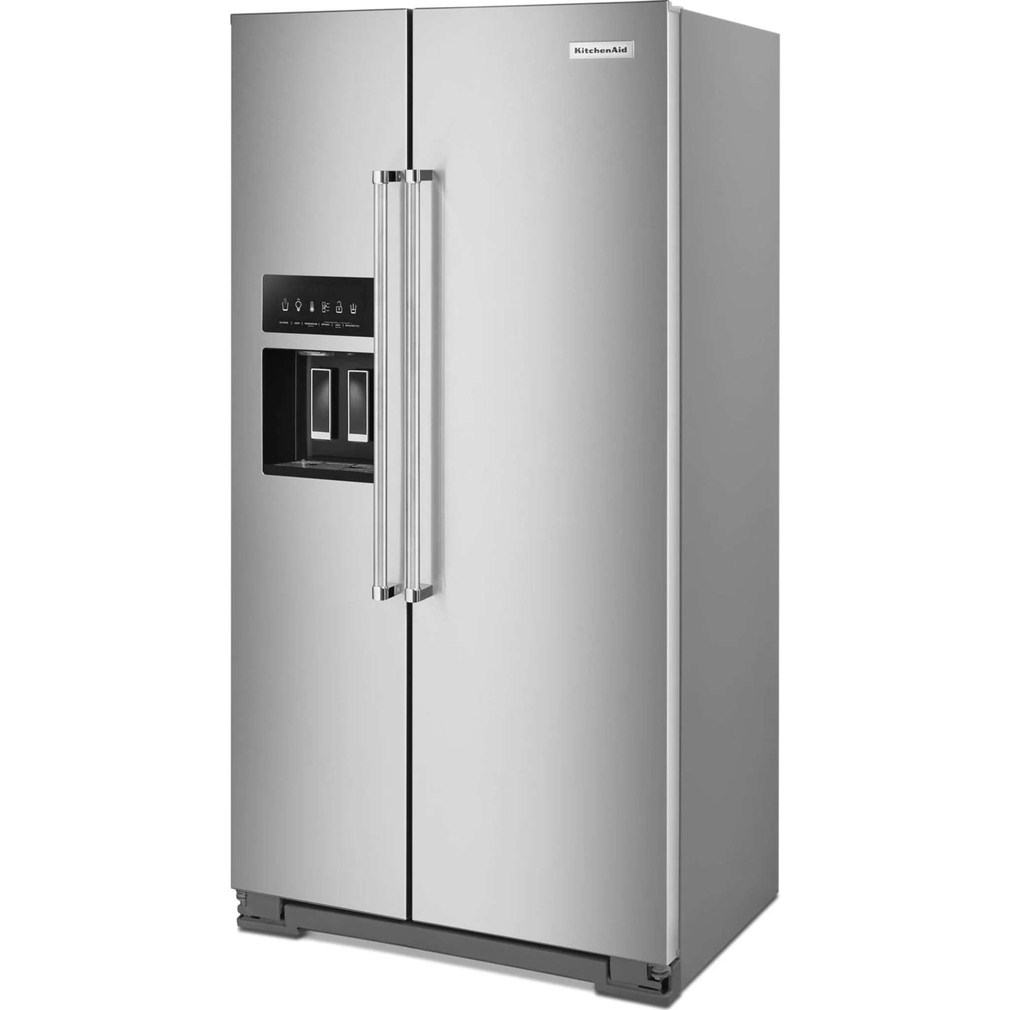 KitchenAid  22.6 cu.. ft. Counter-Depth Side-by-Side Refrigerator with Exterior Ice and Water and PrintShield finish -Stainless Steel  (KRSC703HPS) - Image 38