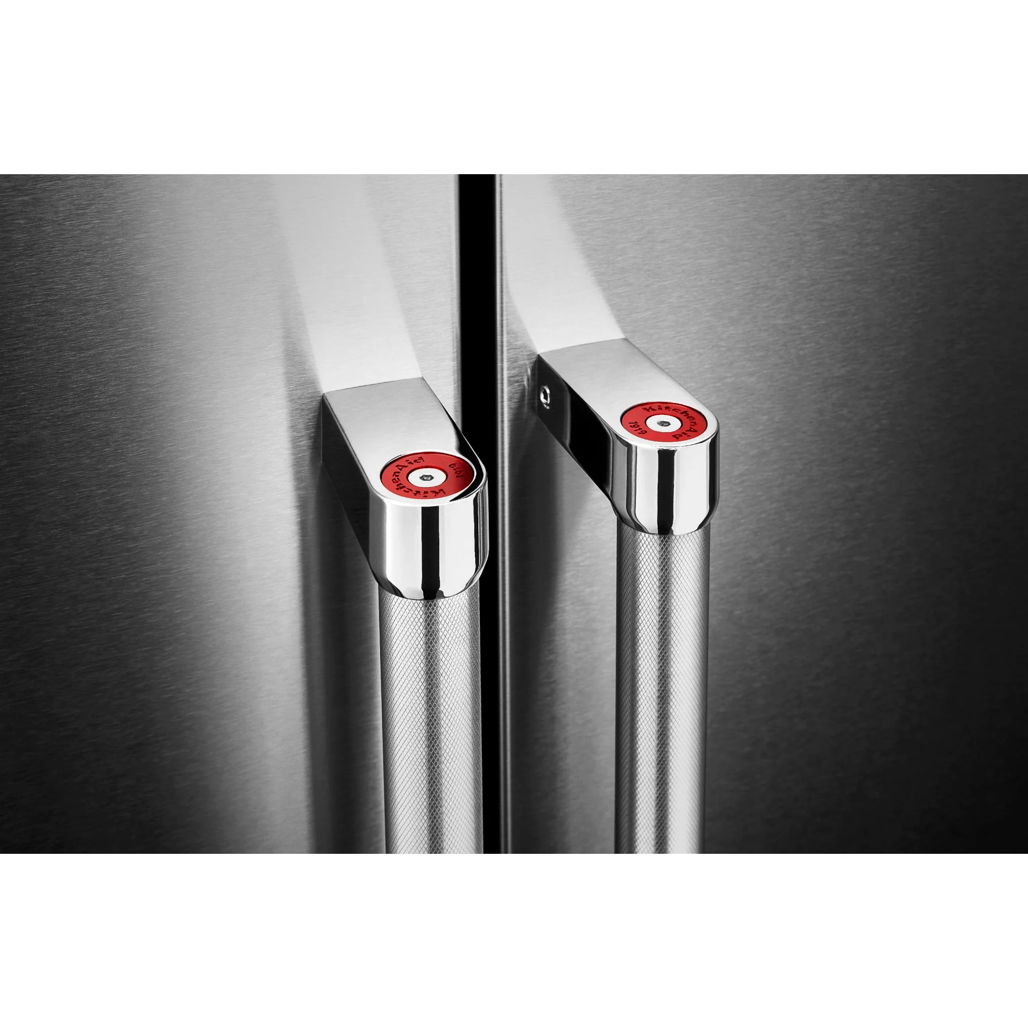 KitchenAid  22.6 cu.. ft. Counter-Depth Side-by-Side Refrigerator with Exterior Ice and Water and PrintShield finish -Stainless Steel  (KRSC703HPS) - Image 4