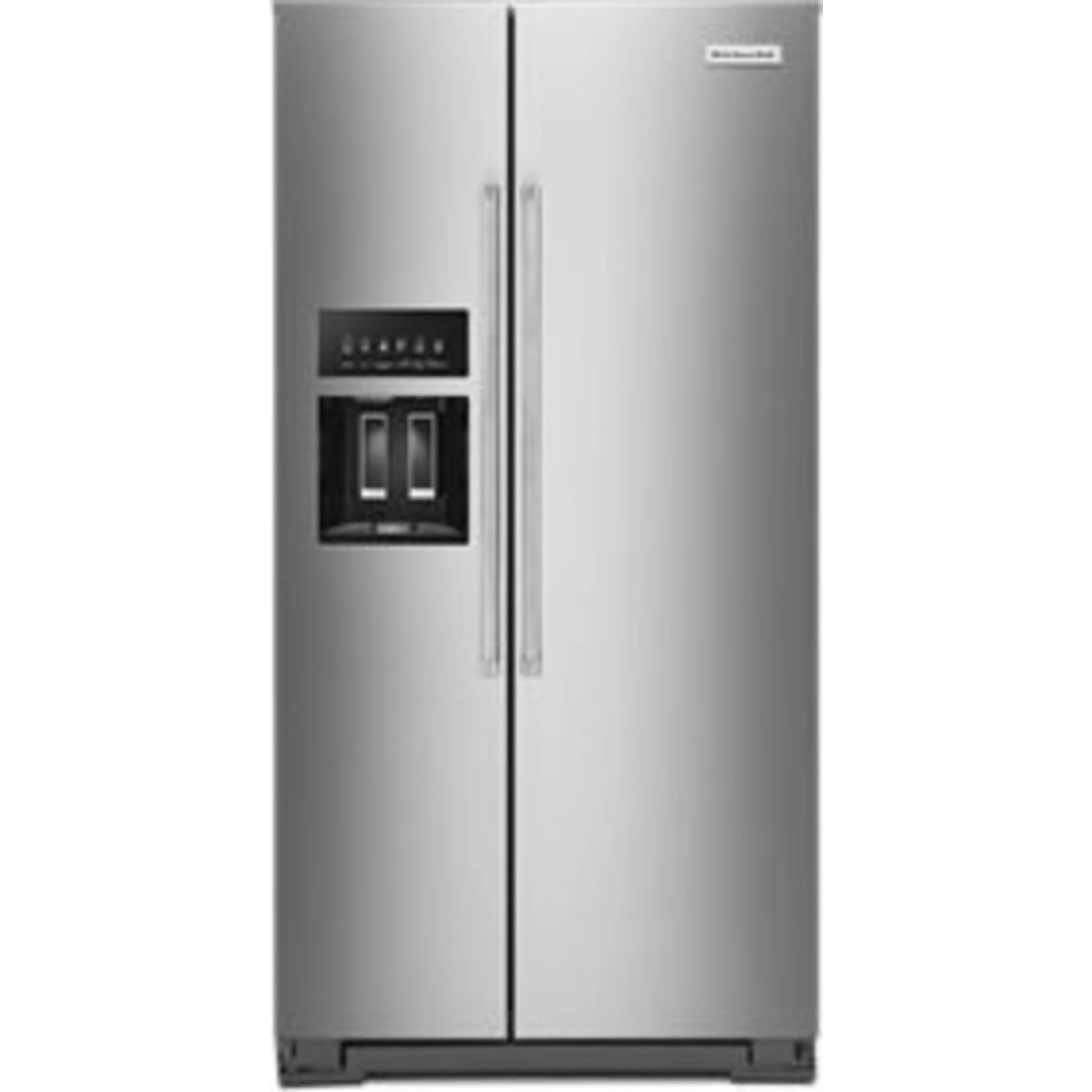 KitchenAid  22.6 cu.. ft. Counter-Depth Side-by-Side Refrigerator with Exterior Ice and Water and PrintShield finish -Stainless Steel  (KRSC703HPS) - Image 50
