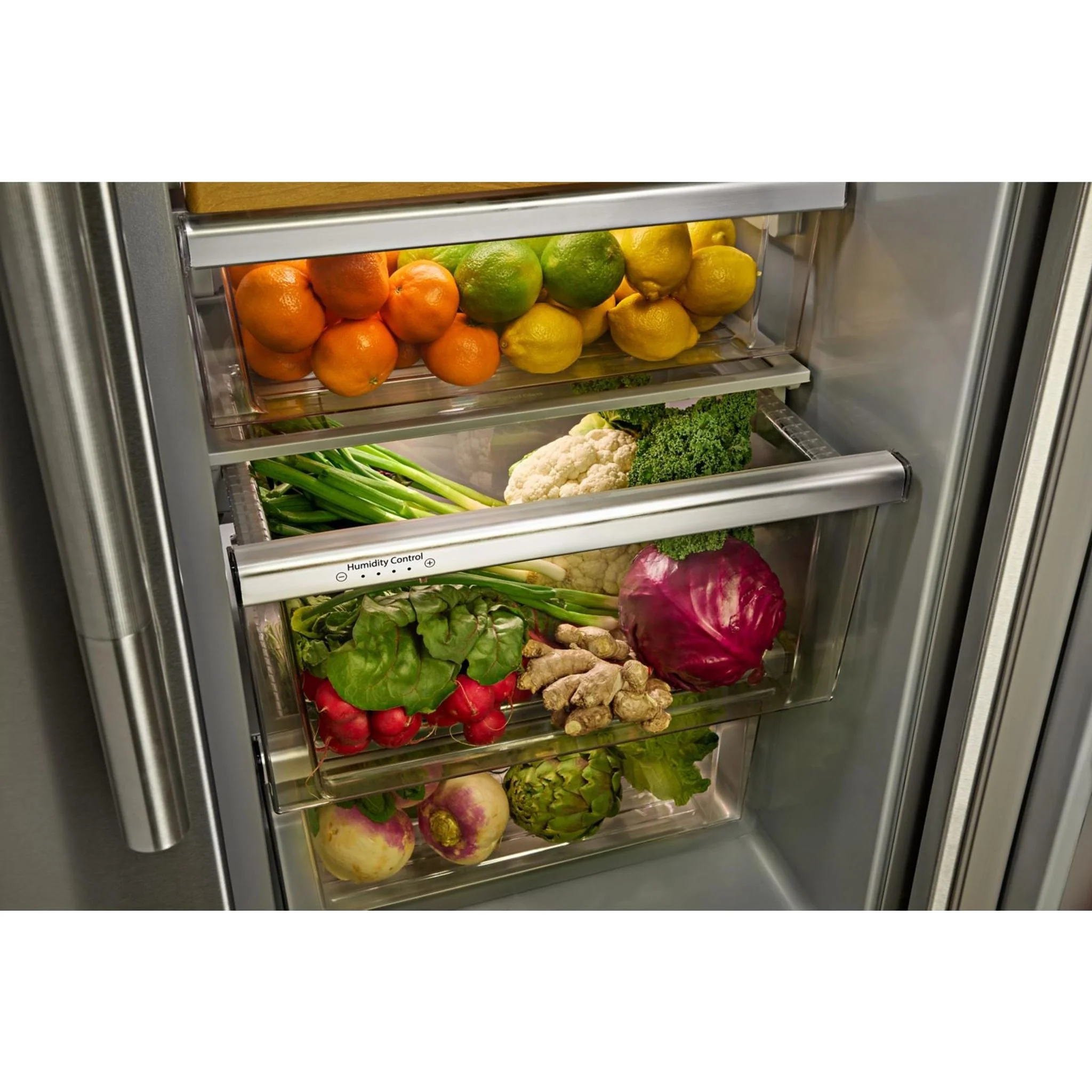 KitchenAid 28.7 Cu. Ft. Side-by-Side Refrigerator with Exterior Ice & Water Dispenser - Fingerprint Resistant Stainless Steel (KRSF536RPS) - Image 11