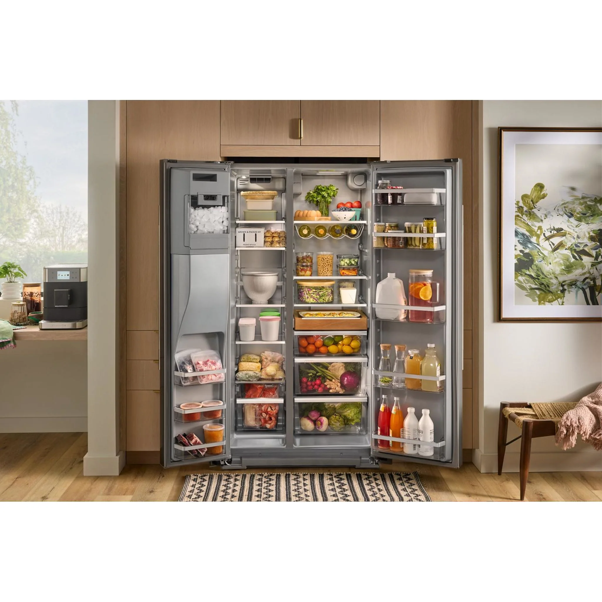 KitchenAid 28.7 Cu. Ft. Side-by-Side Refrigerator with Exterior Ice & Water Dispenser - Fingerprint Resistant Stainless Steel (KRSF536RPS) - Image 26