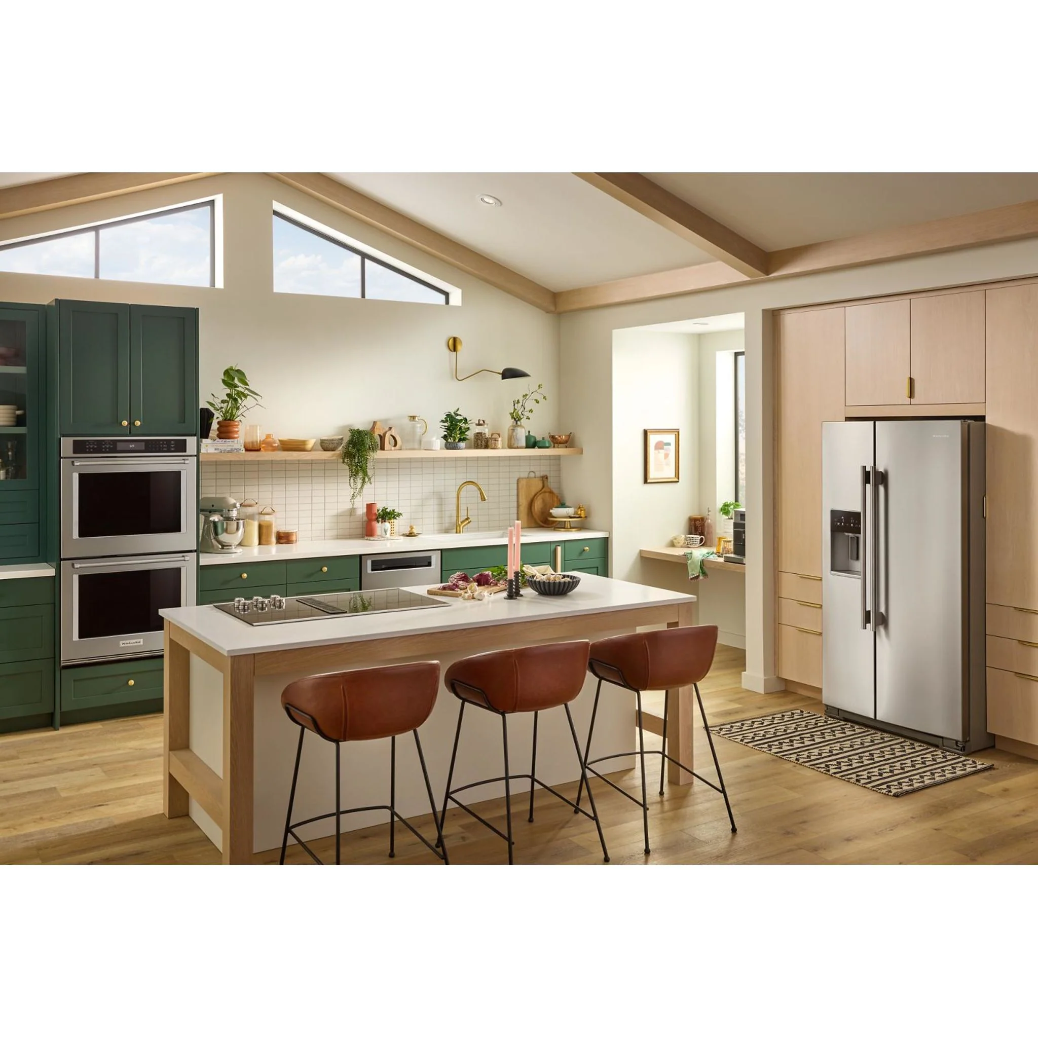 KitchenAid 28.7 Cu. Ft. Side-by-Side Refrigerator with Exterior Ice & Water Dispenser - Fingerprint Resistant Stainless Steel (KRSF536RPS) - Image 3