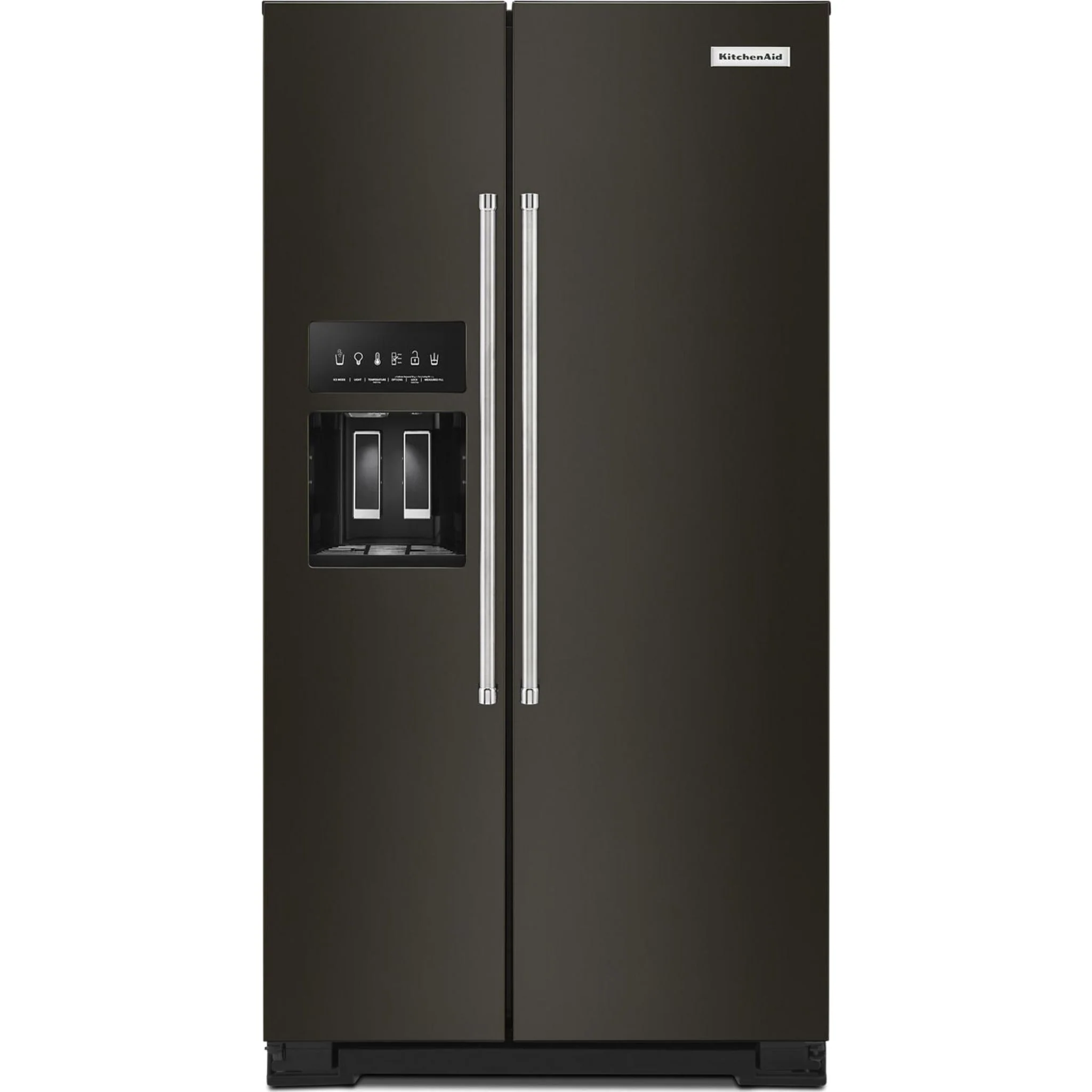 KitchenAid 24.8 cu.. ft. Side-by-Side Refrigerator with Exterior Ice and Water and PrintShield Finish - Black Stainless (KRSF705HBS) - Image 21