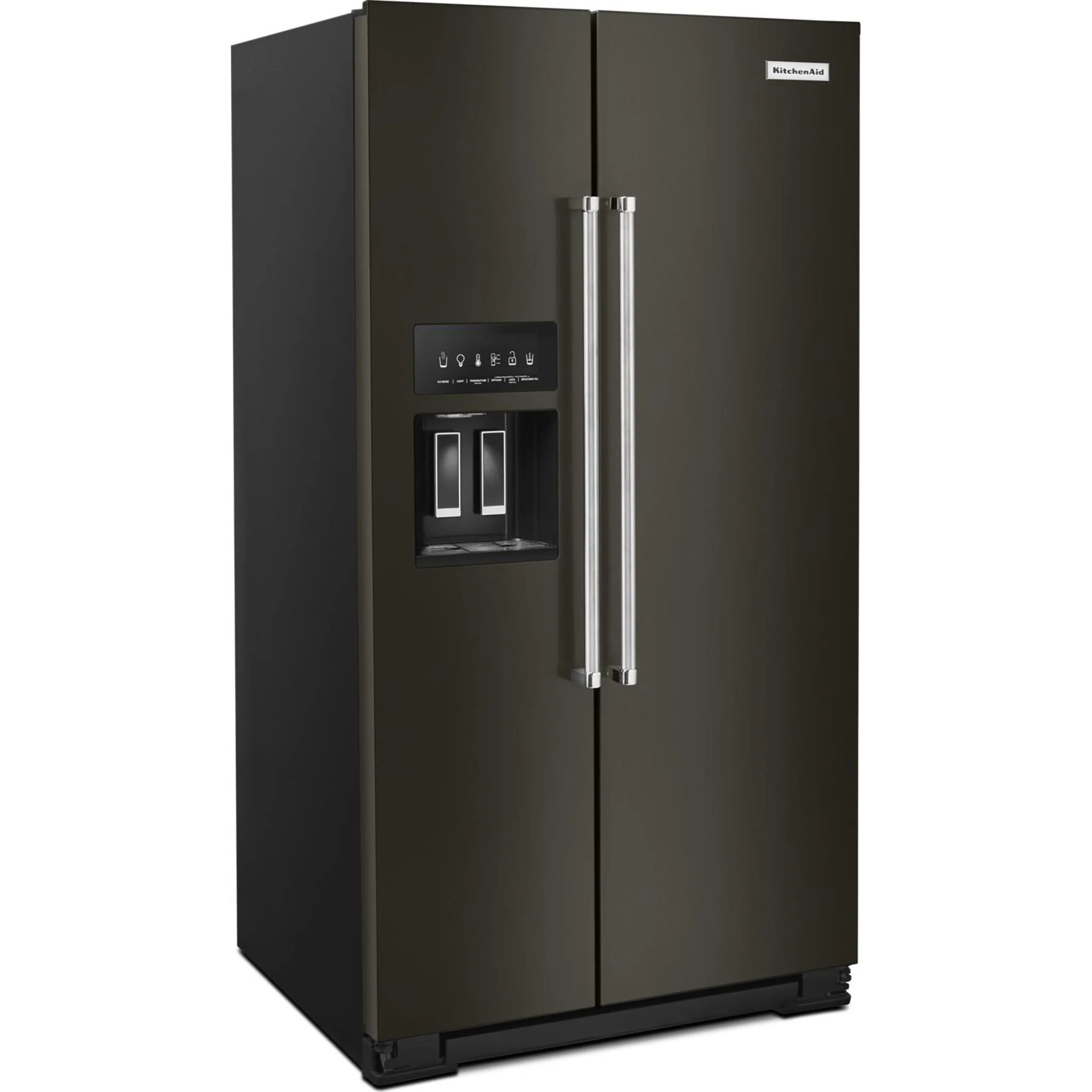 KitchenAid 24.8 cu.. ft. Side-by-Side Refrigerator with Exterior Ice and Water and PrintShield Finish - Black Stainless (KRSF705HBS) - Image 43