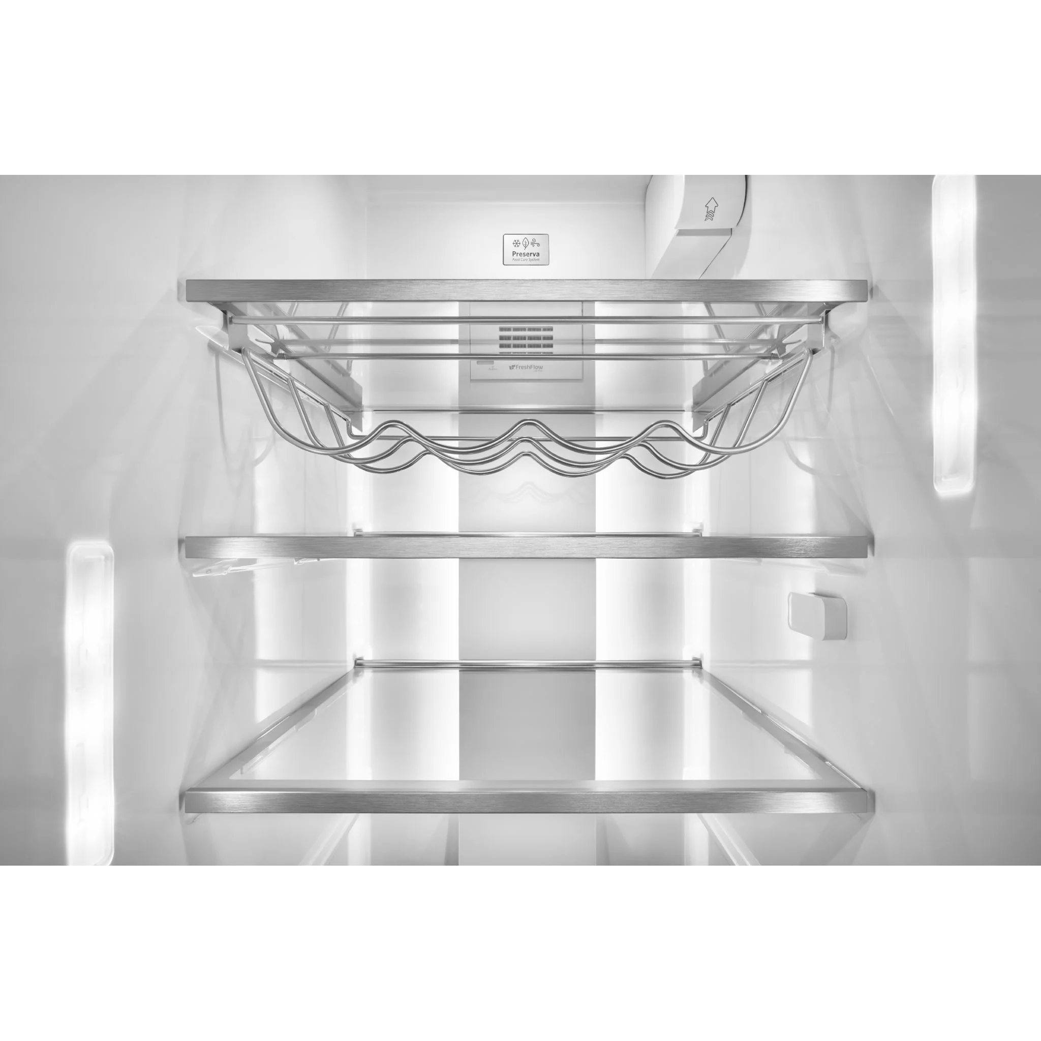 KitchenAid 24.8 cu.. ft. Side-by-Side Refrigerator with Exterior Ice and Water and PrintShield Finish - Black Stainless (KRSF705HBS) - Image 8