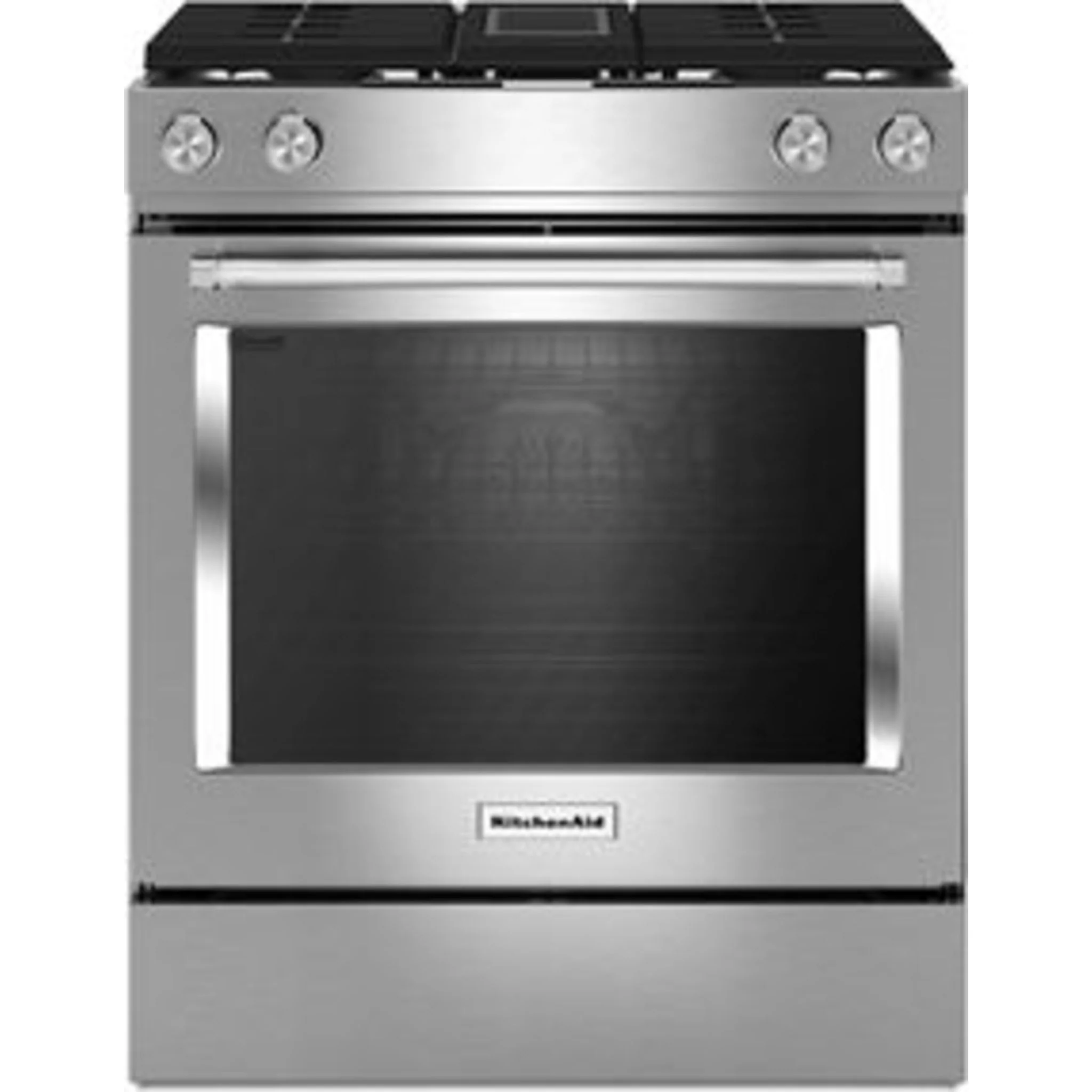 KitchenAid 30-Inch 4-Burner Dual Fuel Downdraft Front Control Range -Stainless Steel (KSDG950ESS) - Image 26